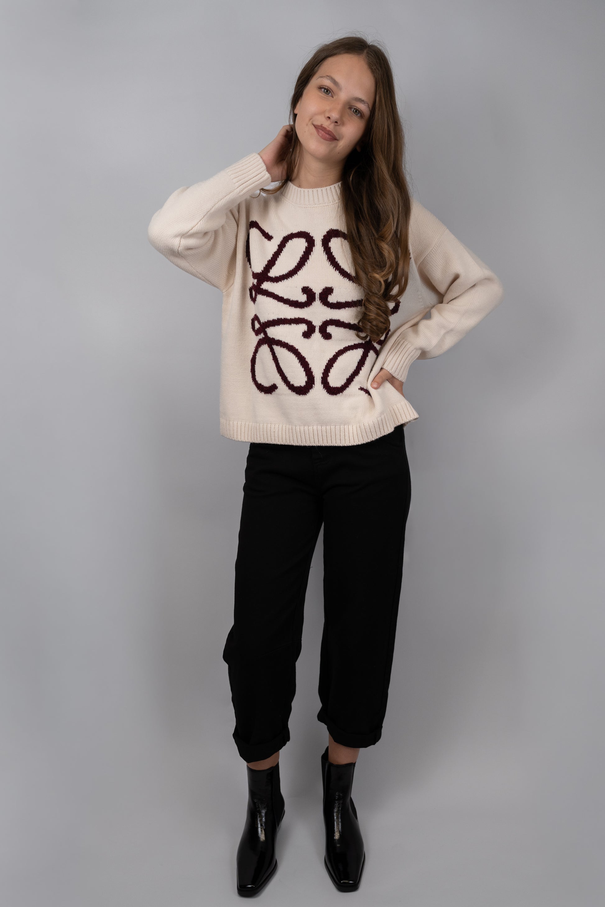 Cropped Balloon Jeans