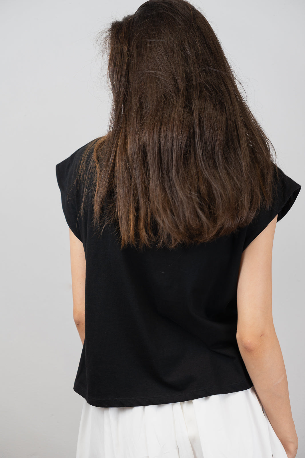 Black Embellished T-Shirt