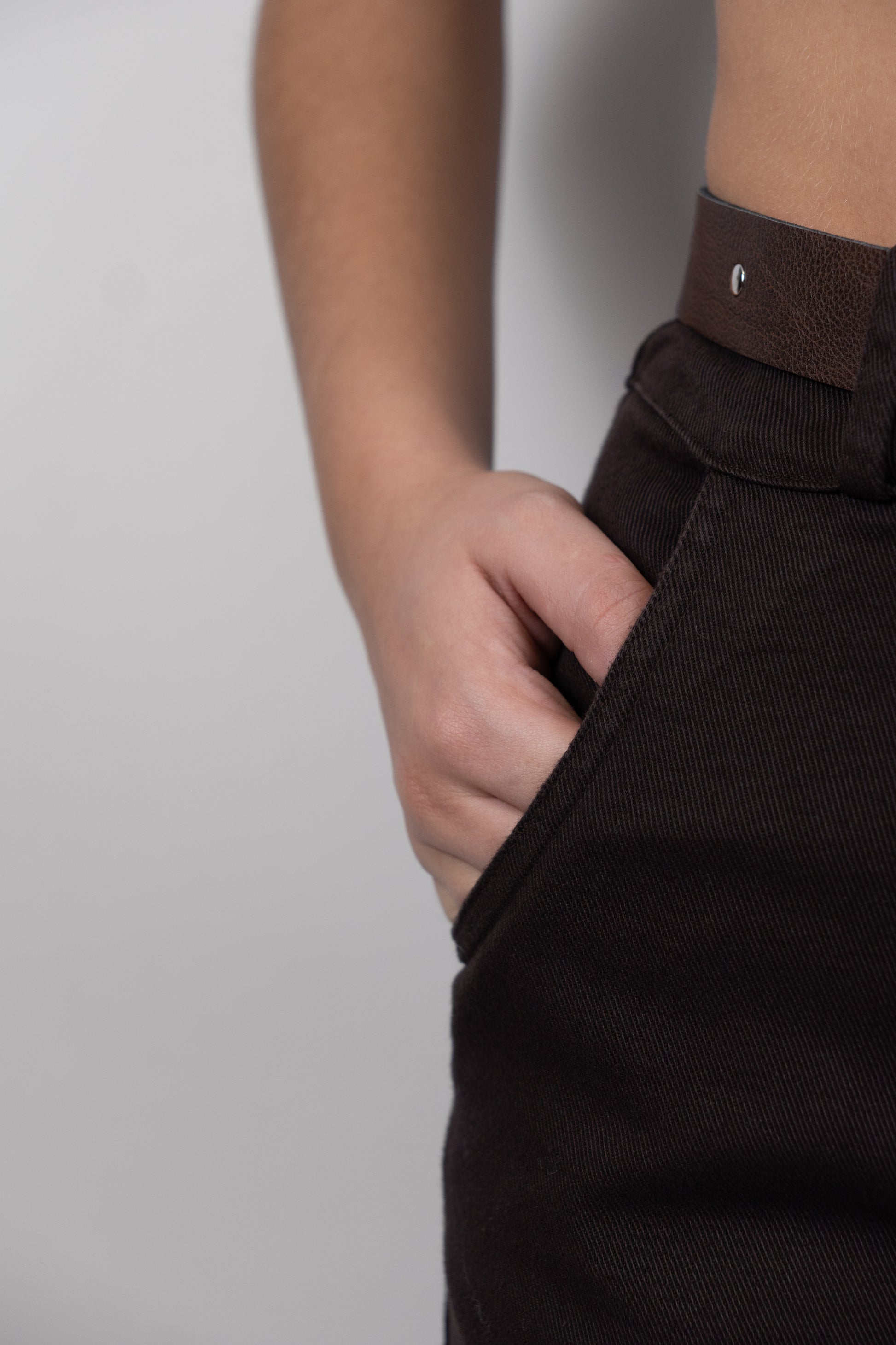 Cropped Balloon Jeans