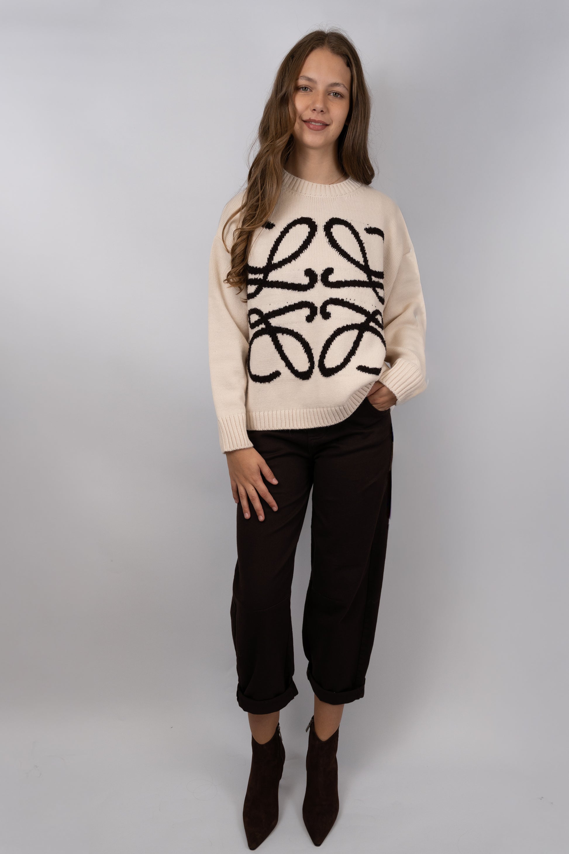 Cropped Balloon Jeans