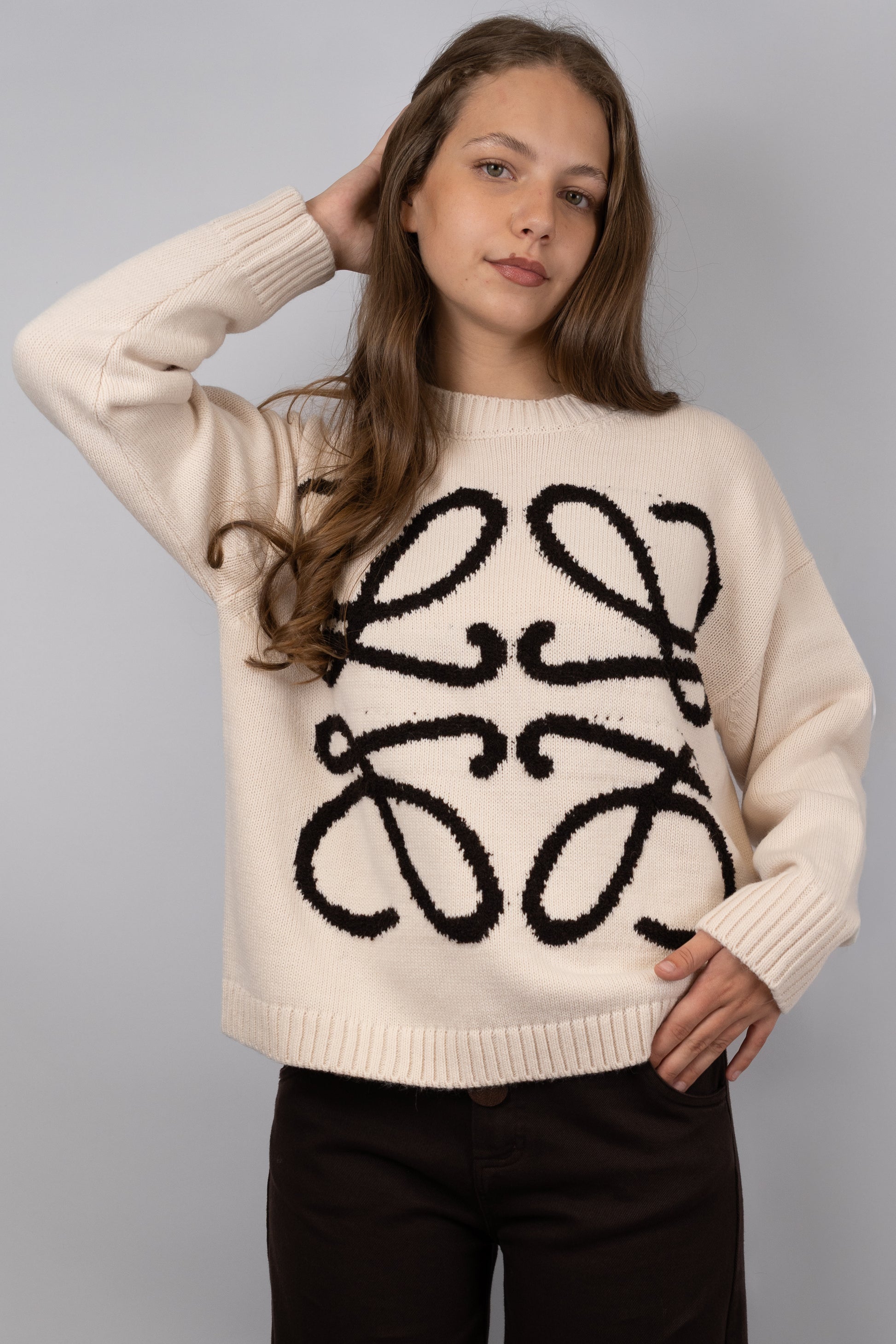 Monogram Knit Sweater
