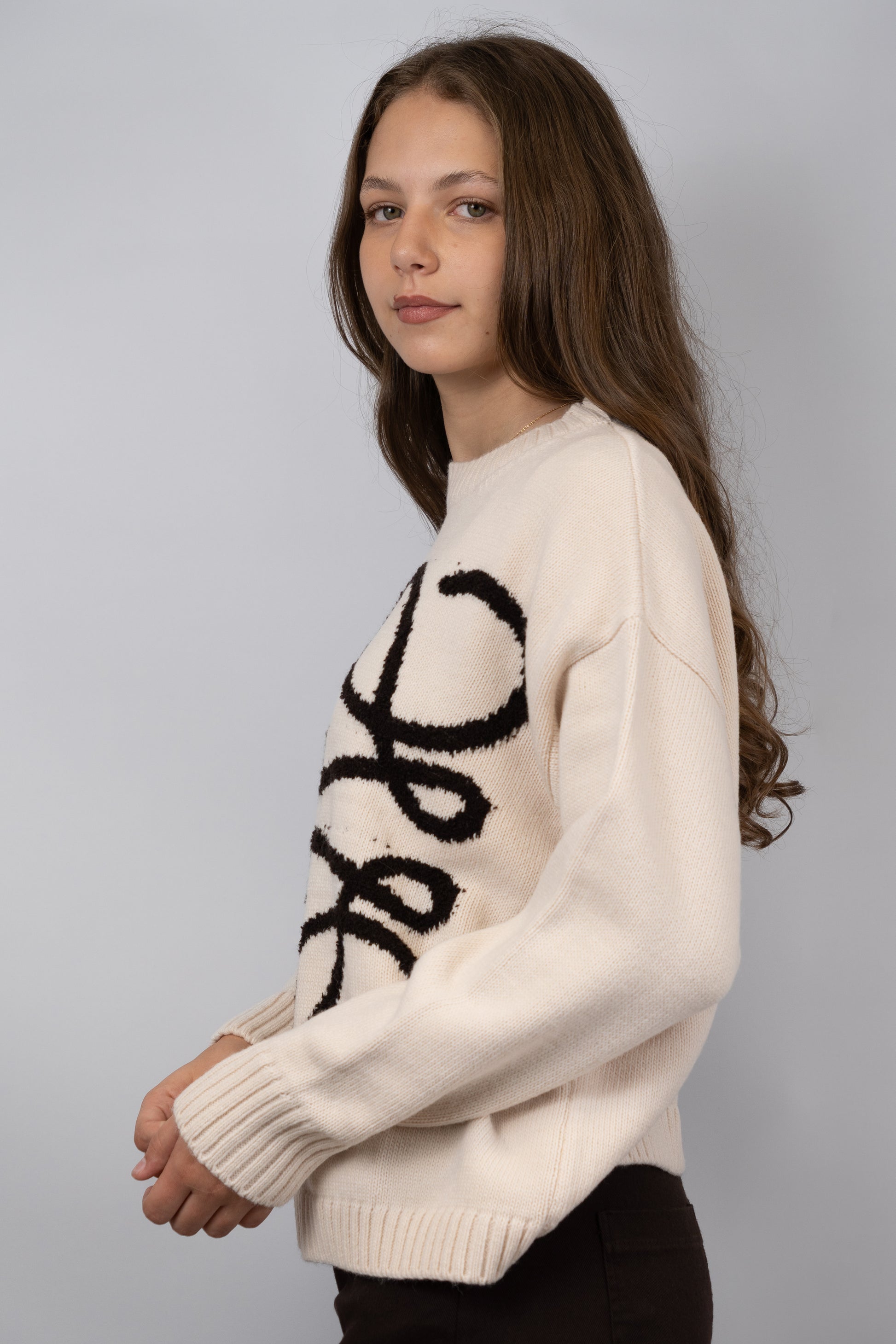 Monogram Knit Sweater
