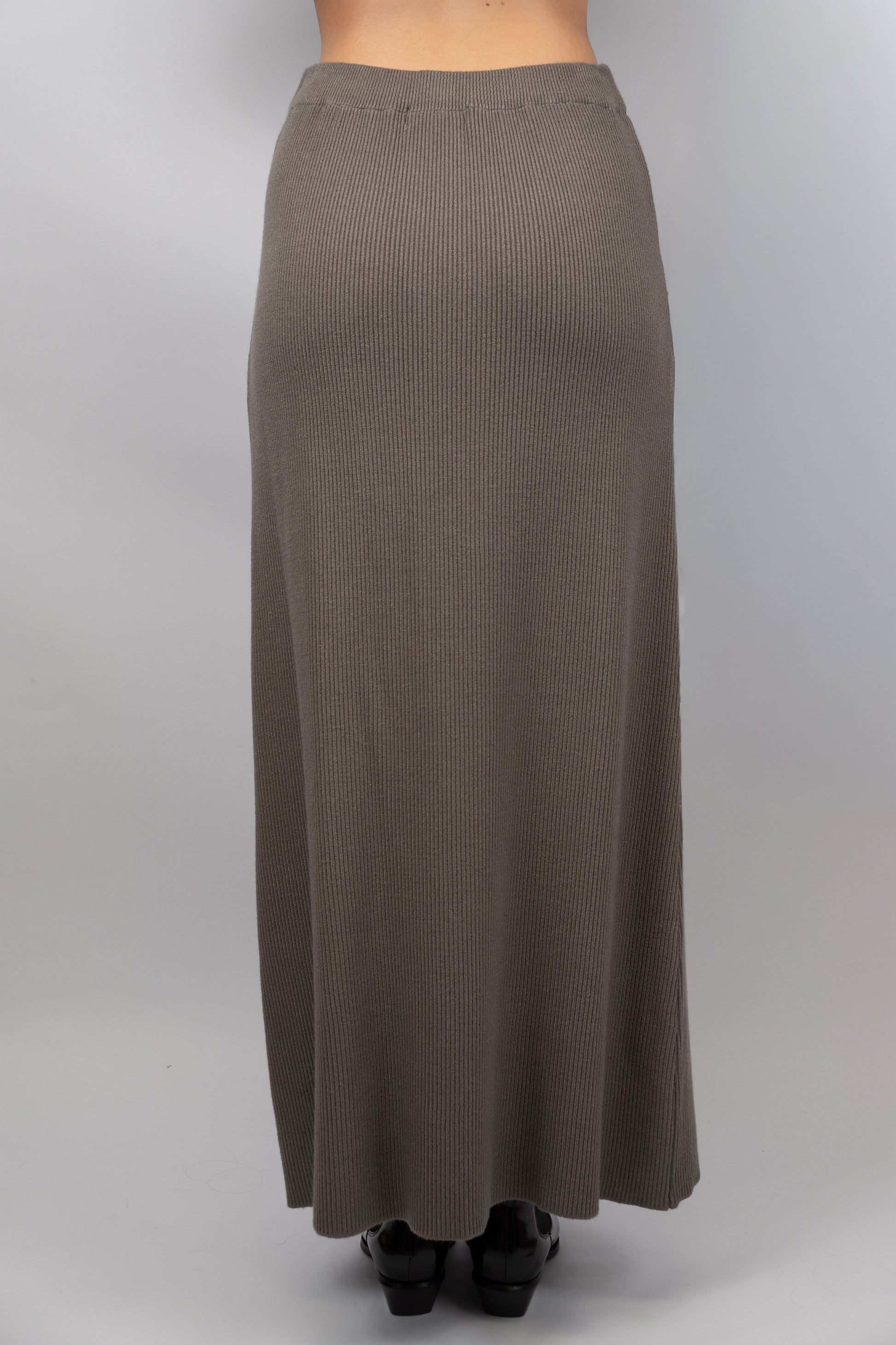 Knit Polo Top & Maxi Skirt Set