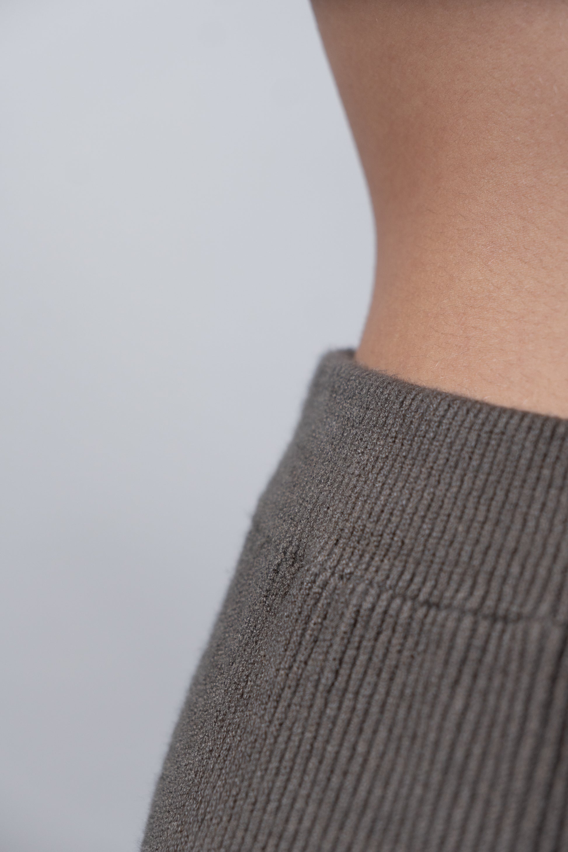 Knit Polo Top & Maxi Skirt Set