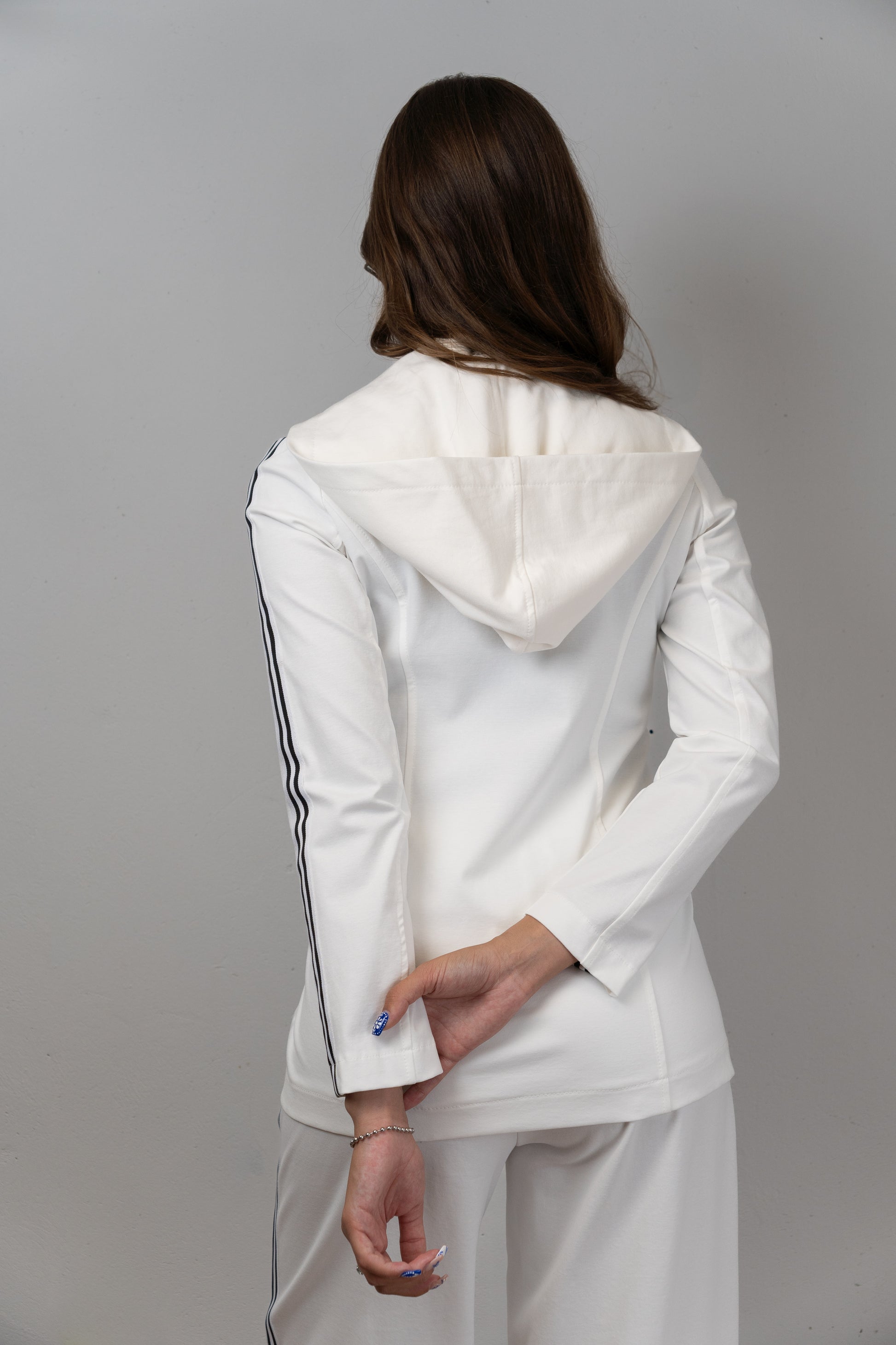 Double-Breasted Blazer and Wide-Leg Trousers Set