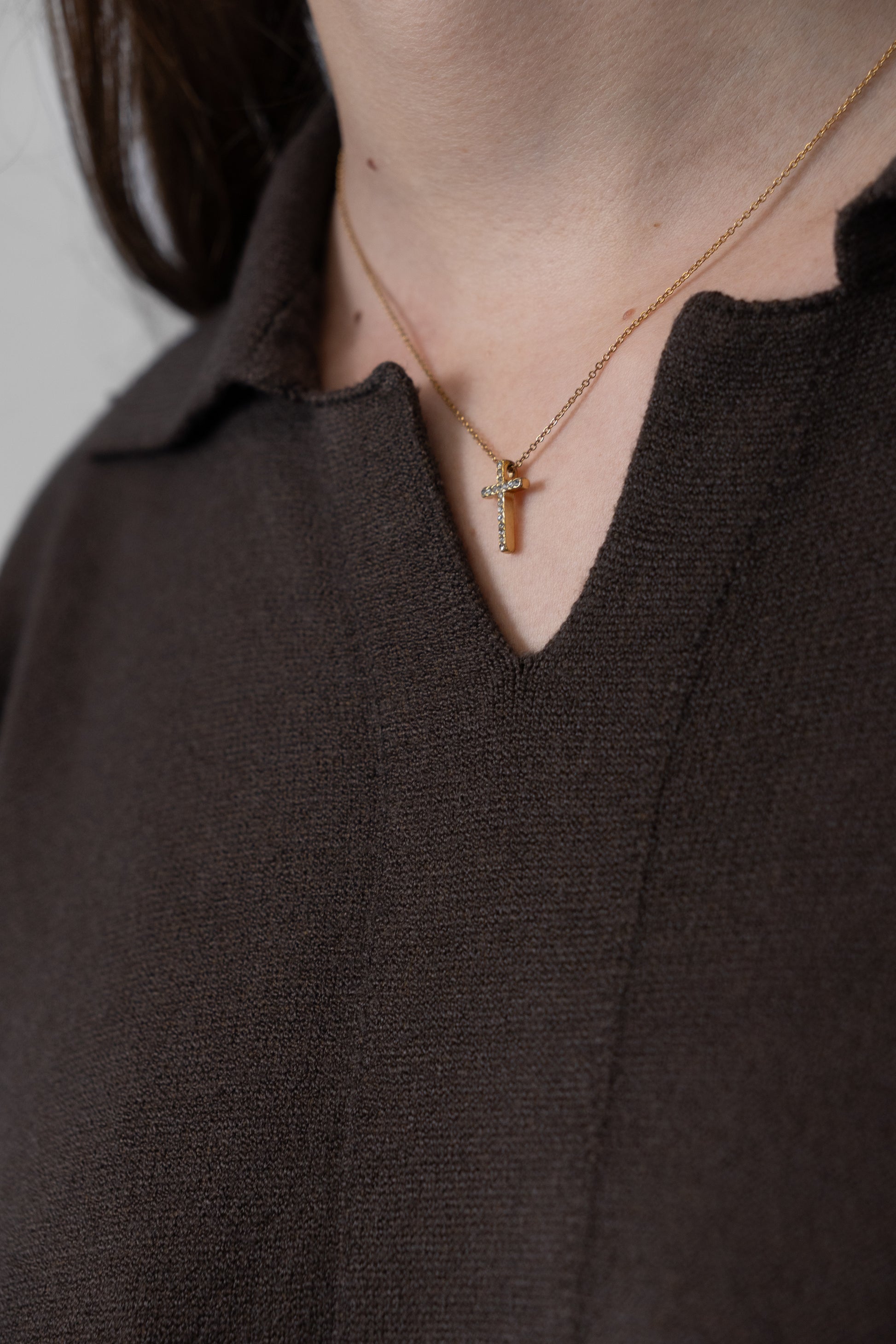 Knit Polo Top & Maxi Skirt Set