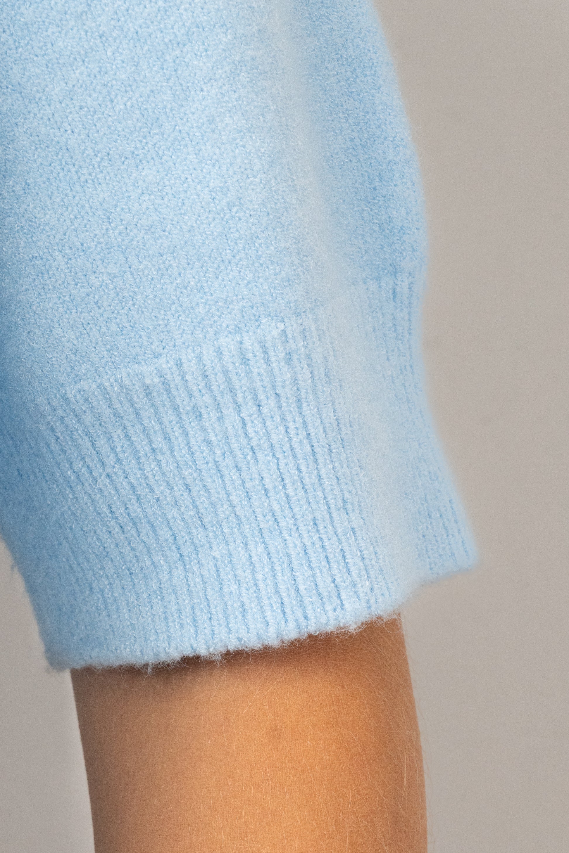 Cropped Turtleneck Knit