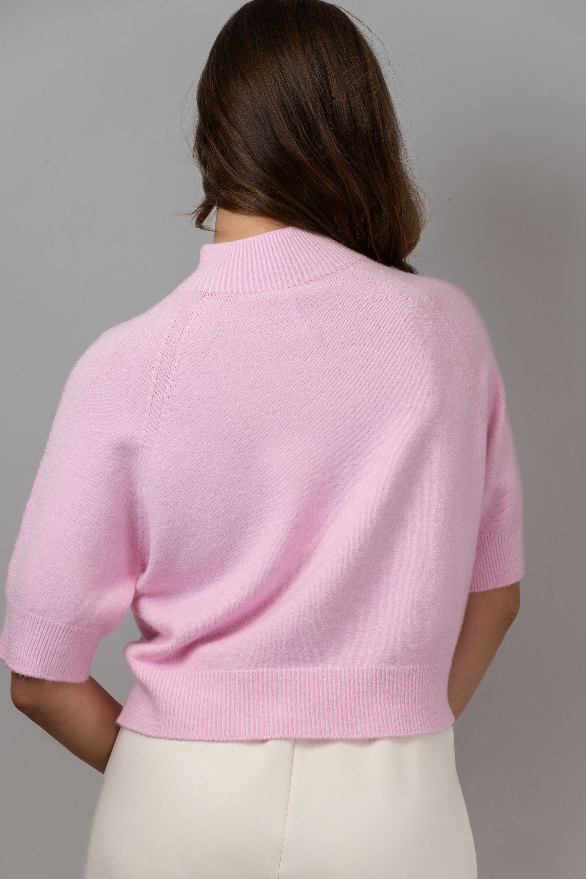 Cropped Turtleneck Knit