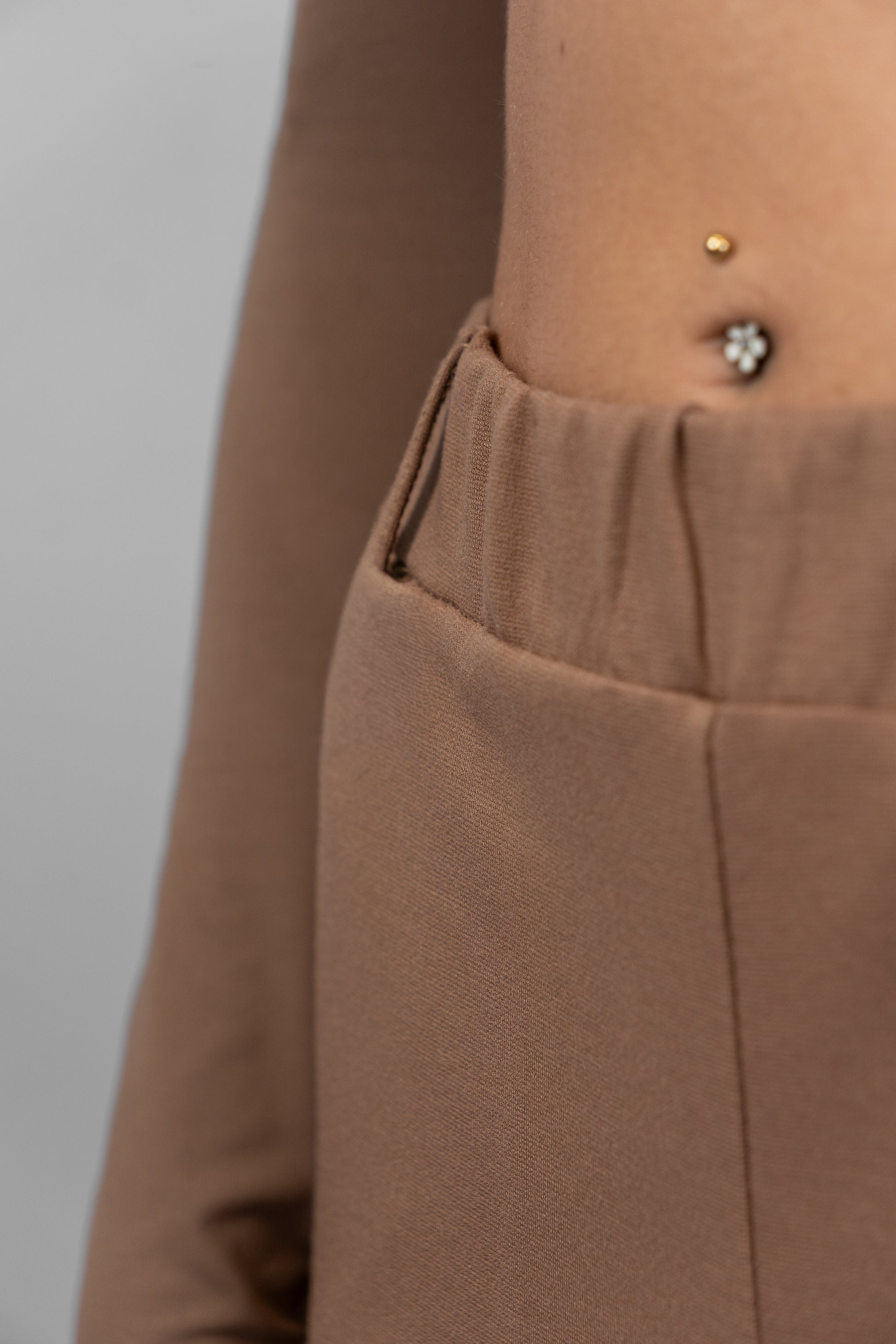 Cuffed Straight-Leg Trousers