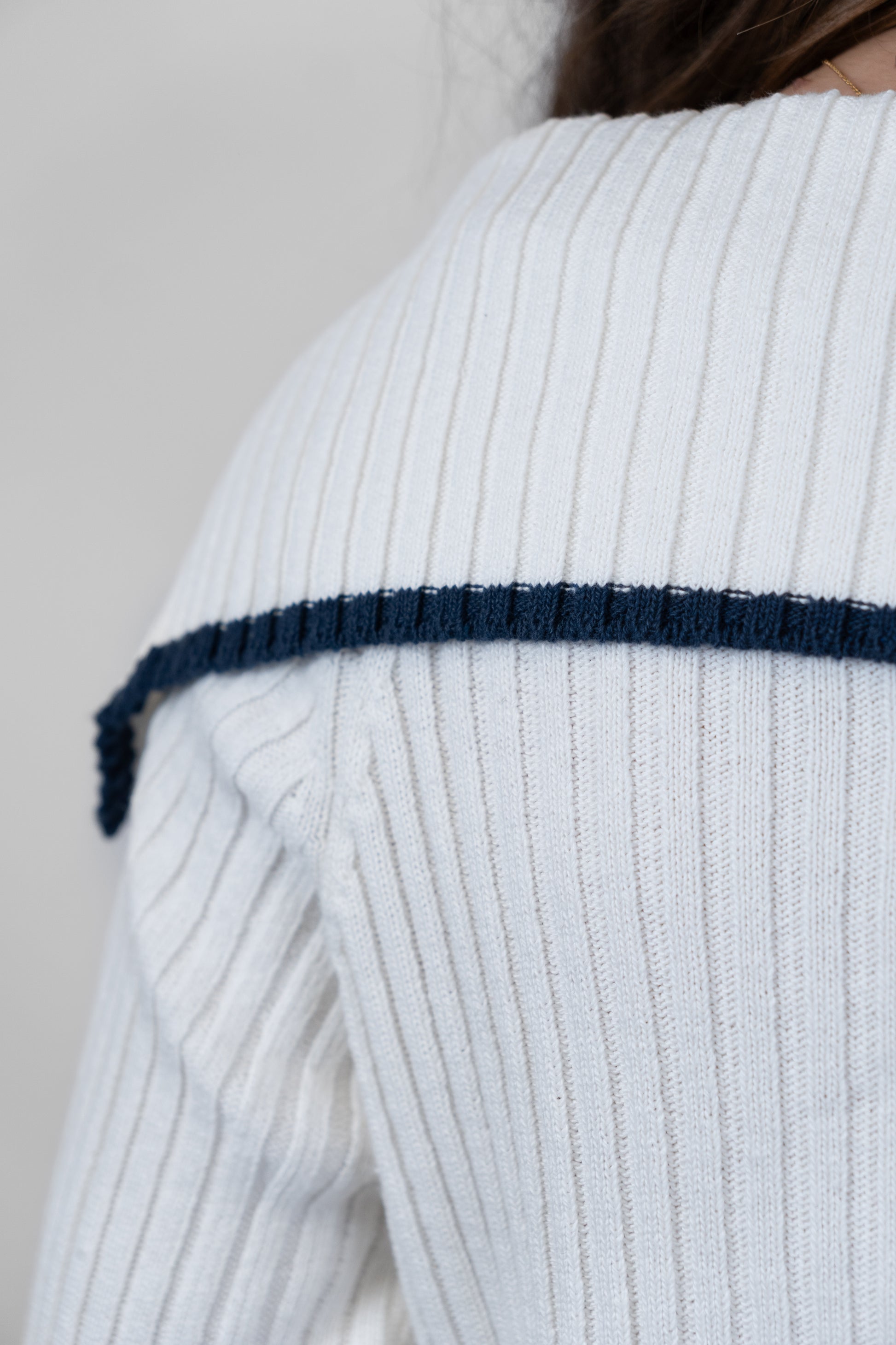 Zip-Up Ribbed Knit Cardigan