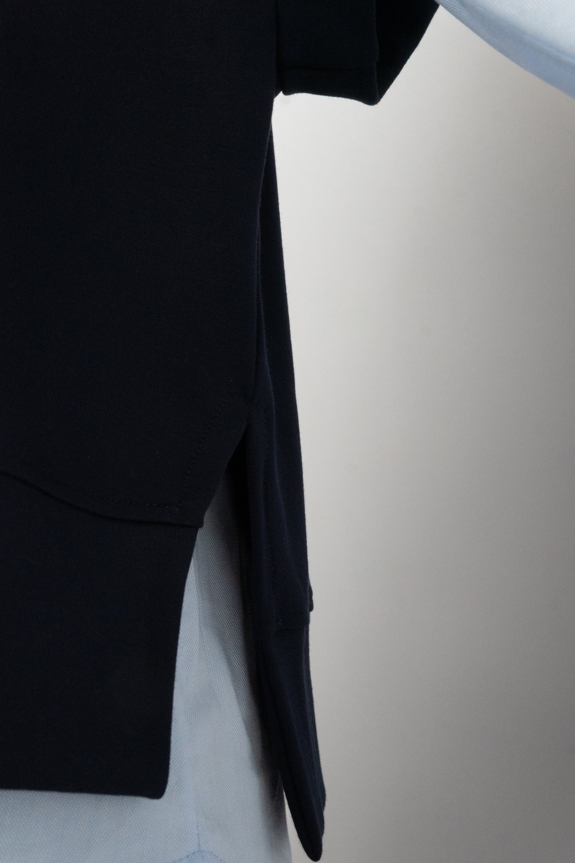 Navy Layered Sweatshirt-Shirt