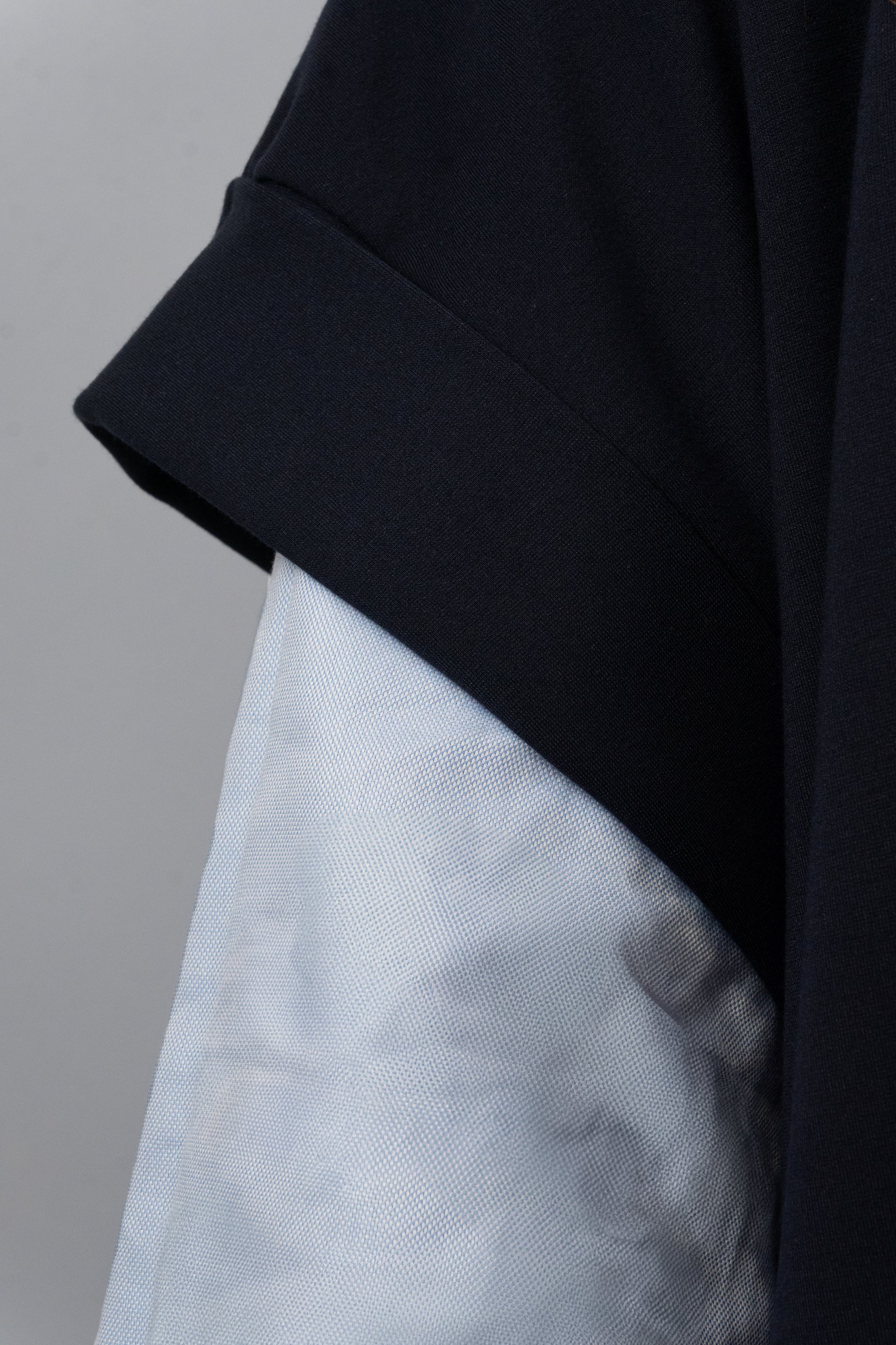 Navy Layered Sweatshirt-Shirt