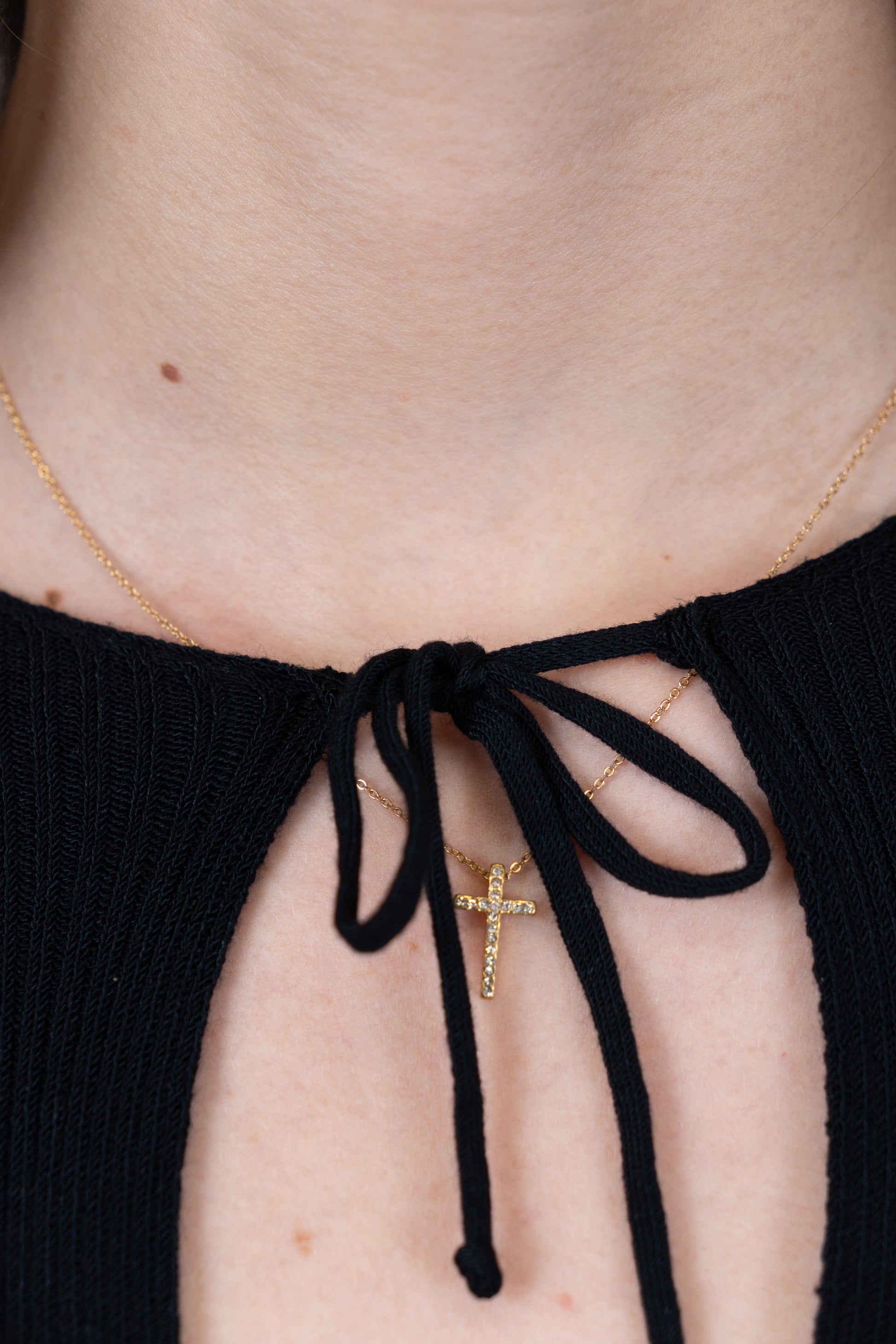 Tie-Front Ruffled Knit Cardigan