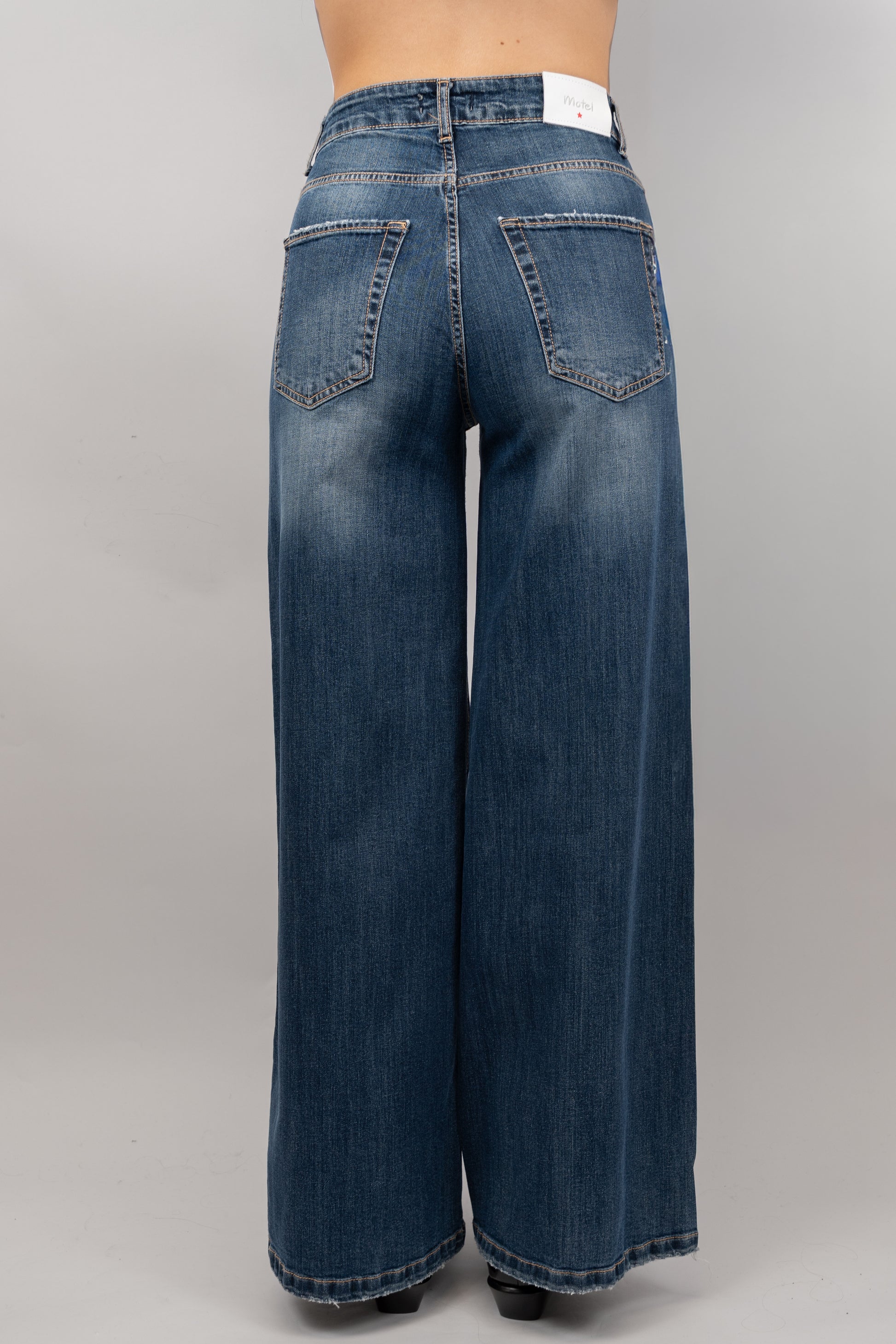 Wide-Leg High-Rise Jeans