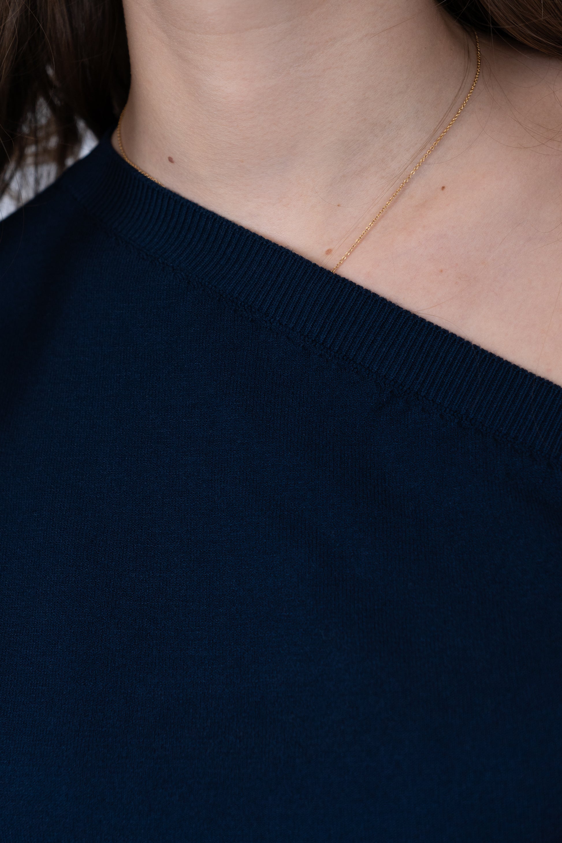 One-Shoulder Knit Top