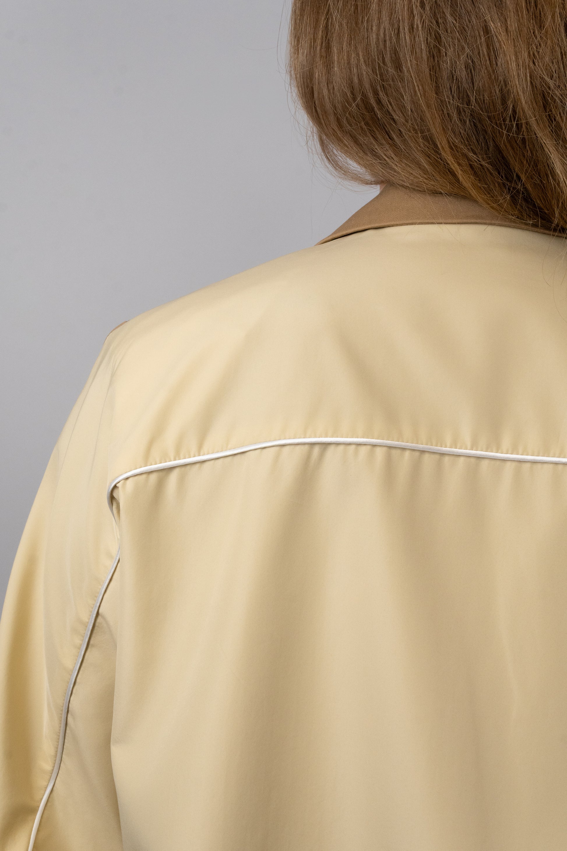 Two-Tone Structured Blazer-Jacket