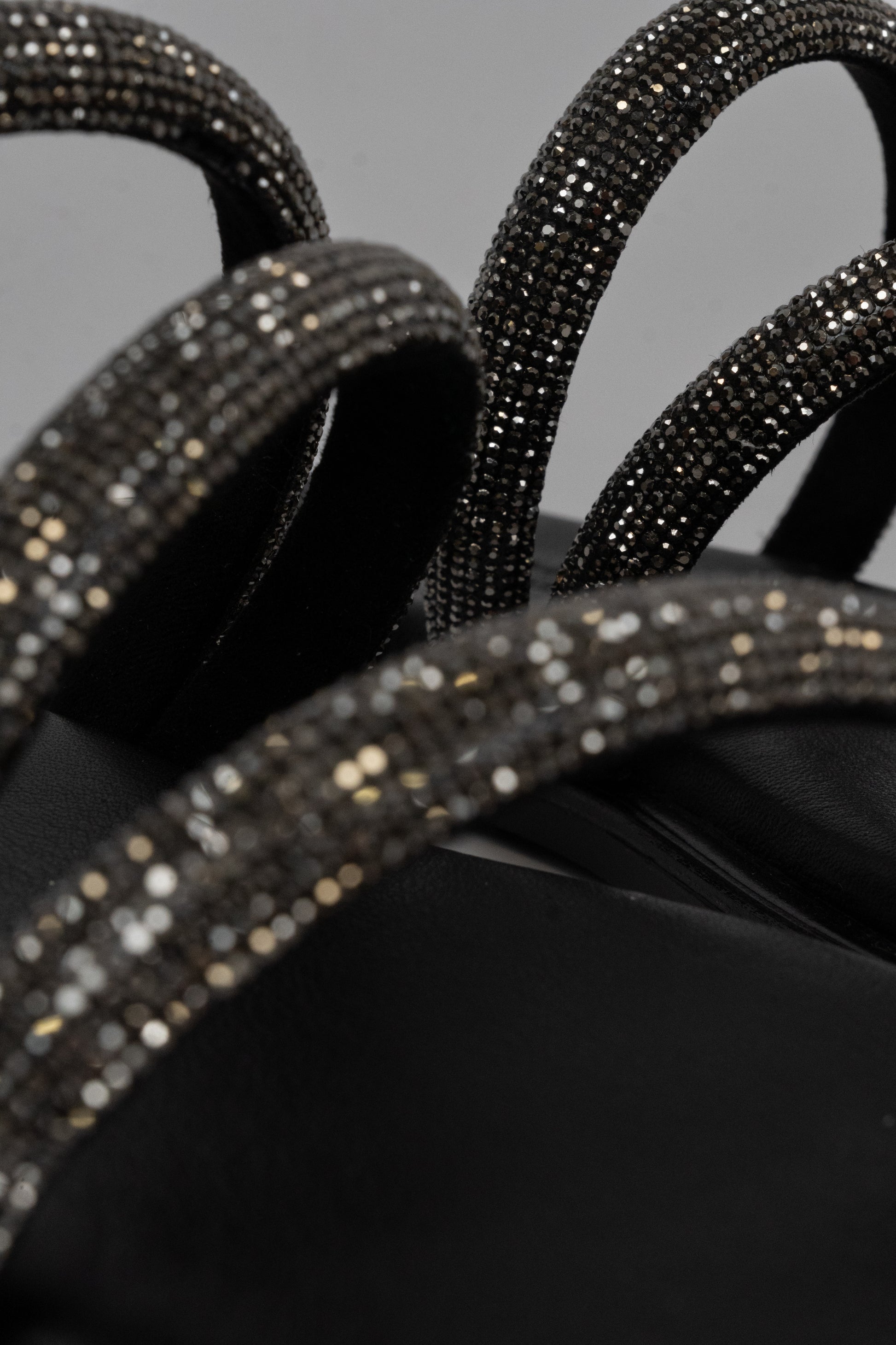 Triple-Strap Embellished Sandals