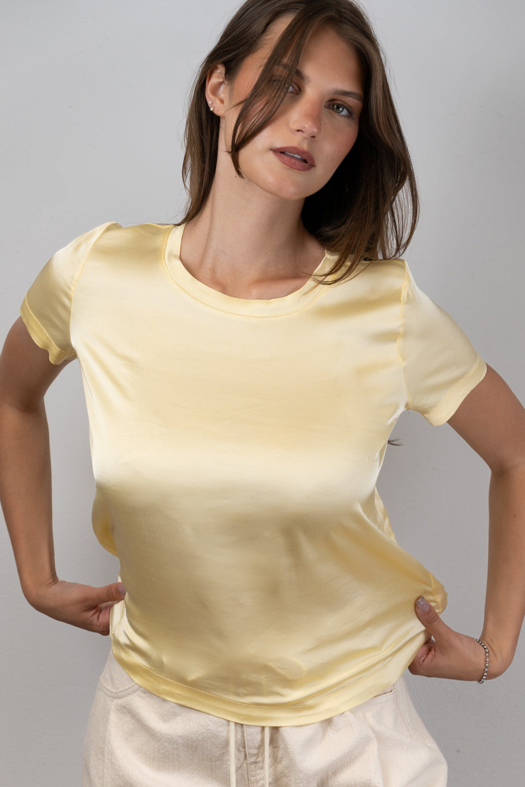 Satin T-Shirt