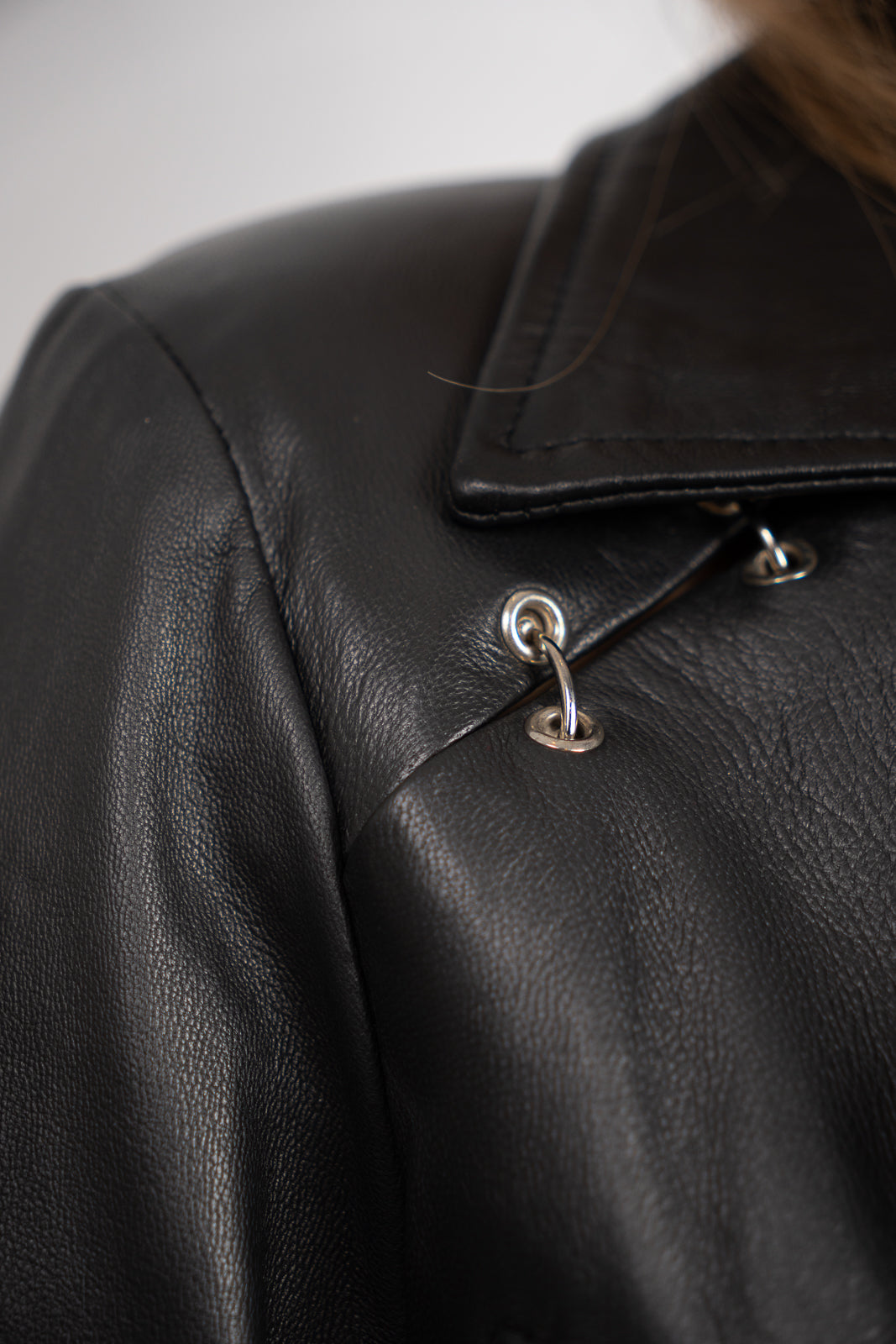 Black Leather Biker Jacket