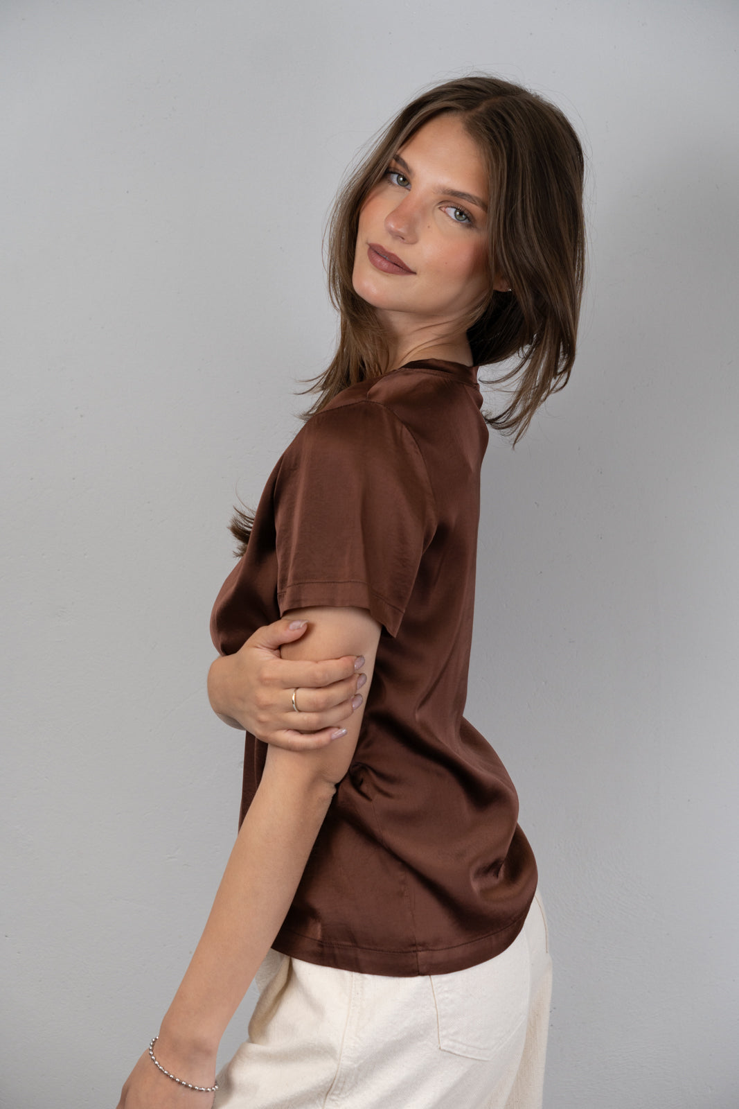 Satin T-Shirt
