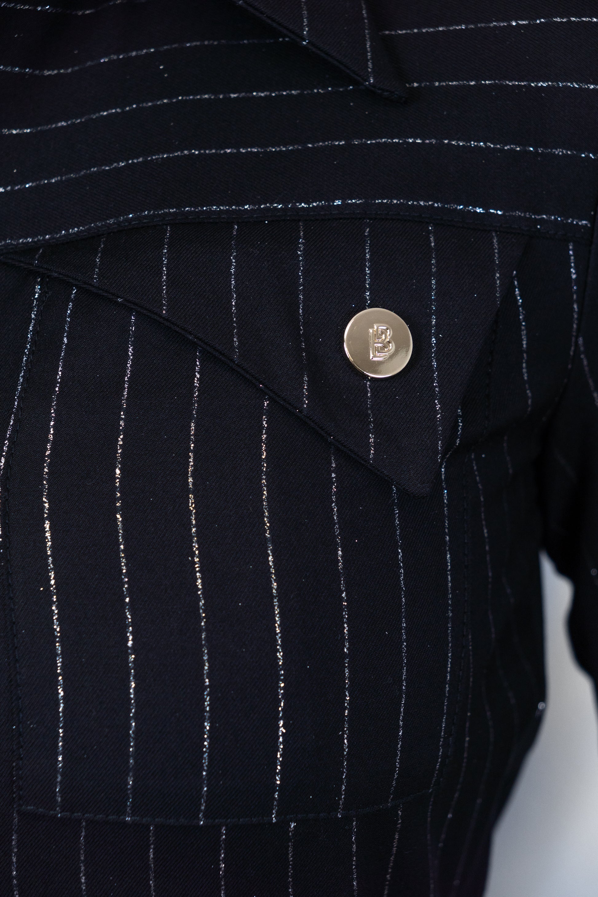 Pinstripe Maxi Shirt Dress