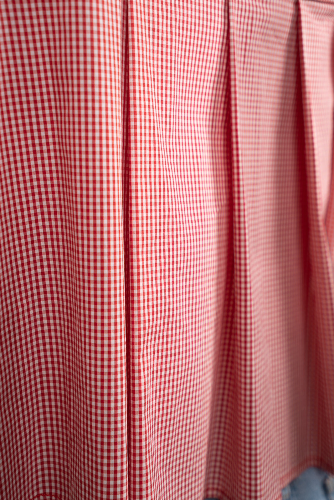 Cropped Gingham Shirt