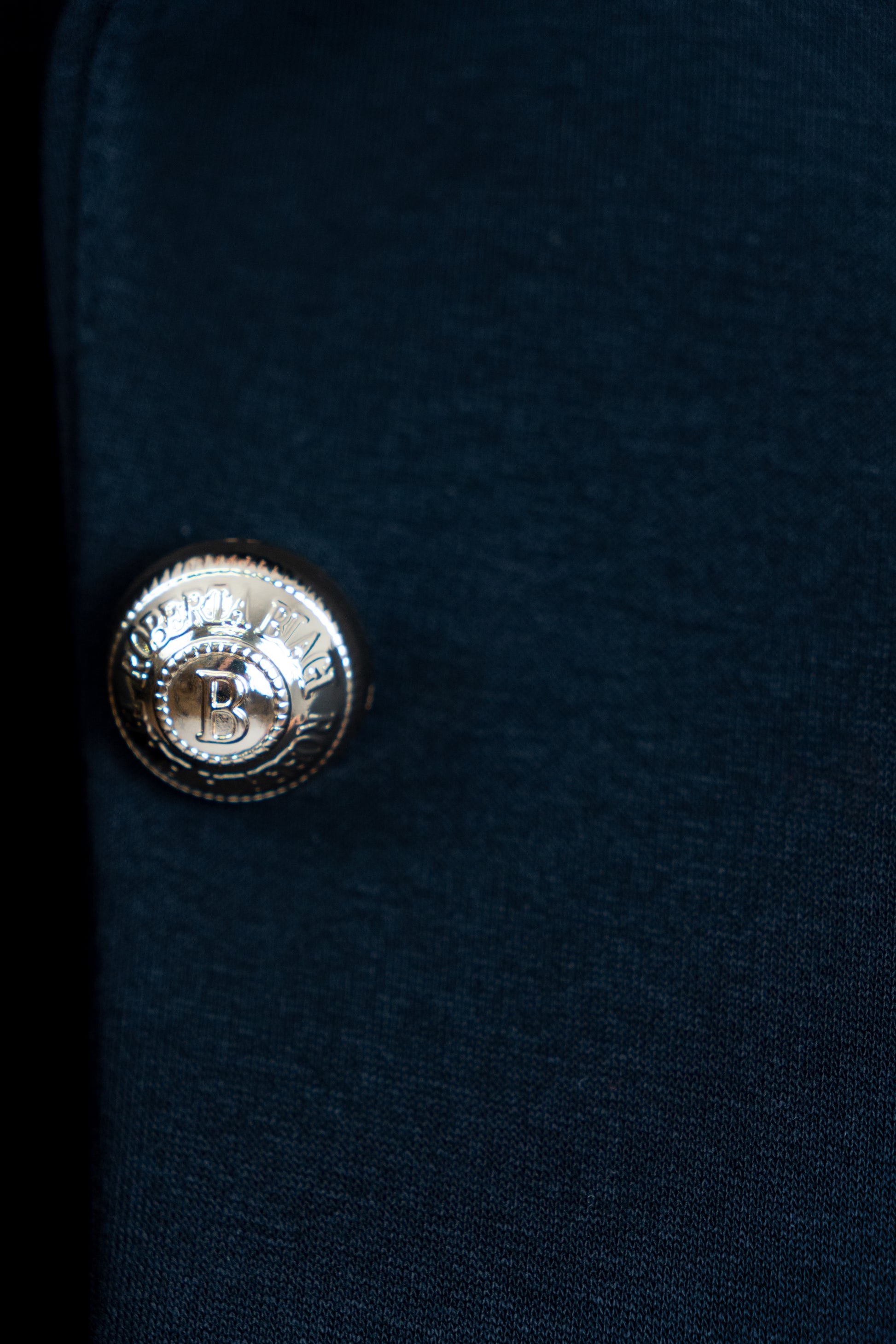 Cropped Coat With Rosette Detail