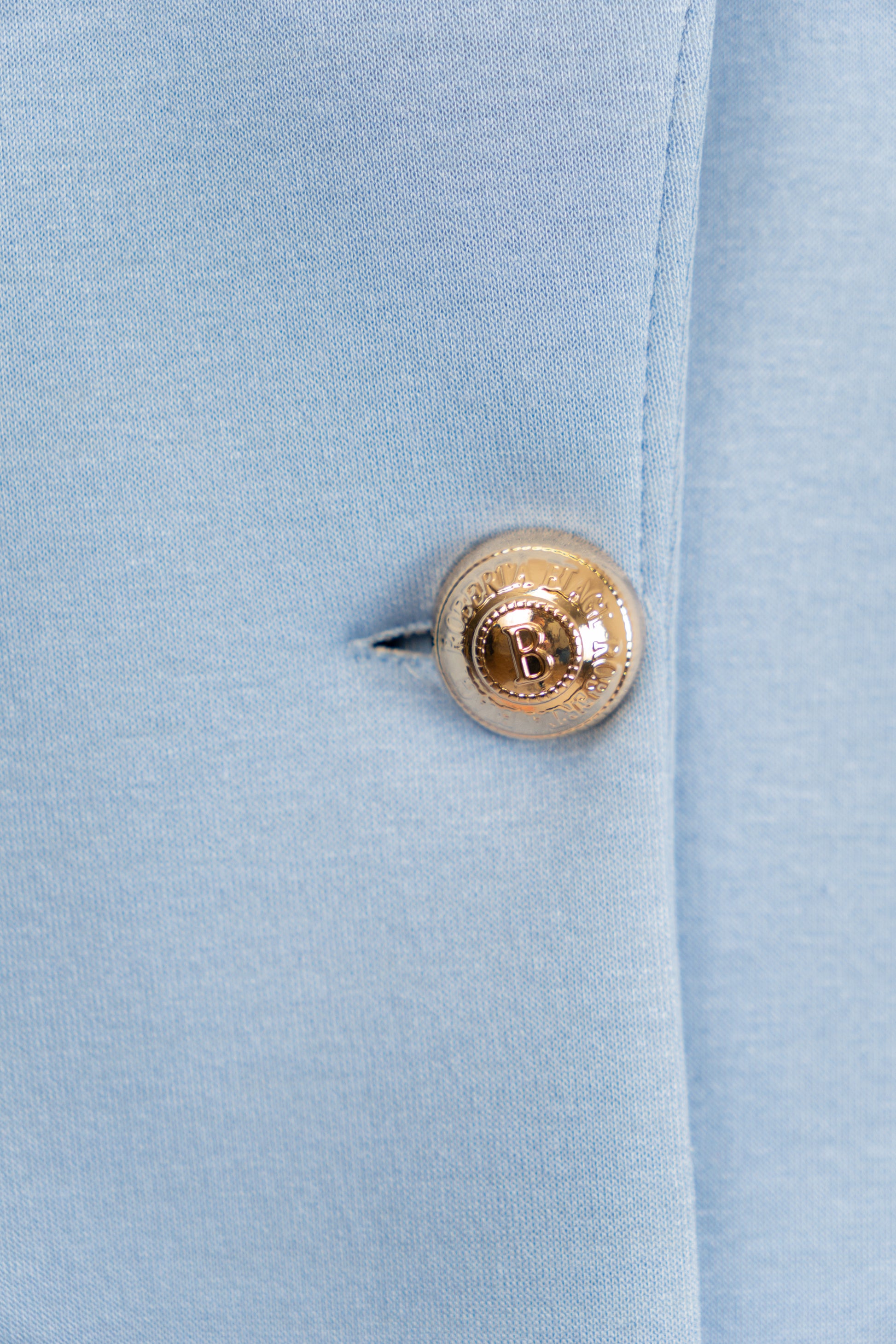 Cropped Coat With Rosette Detail