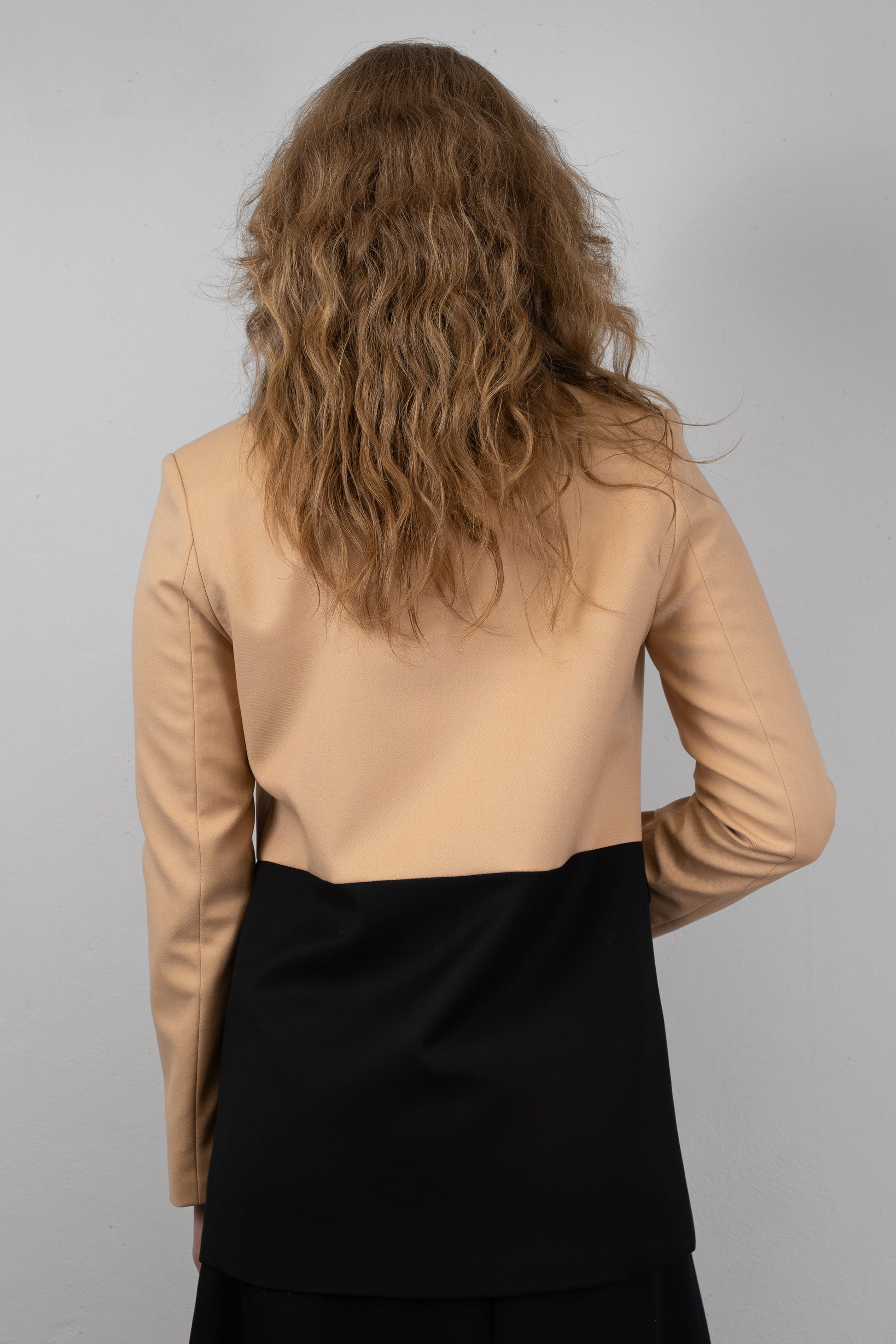 Two-Tone Tailored Blazer