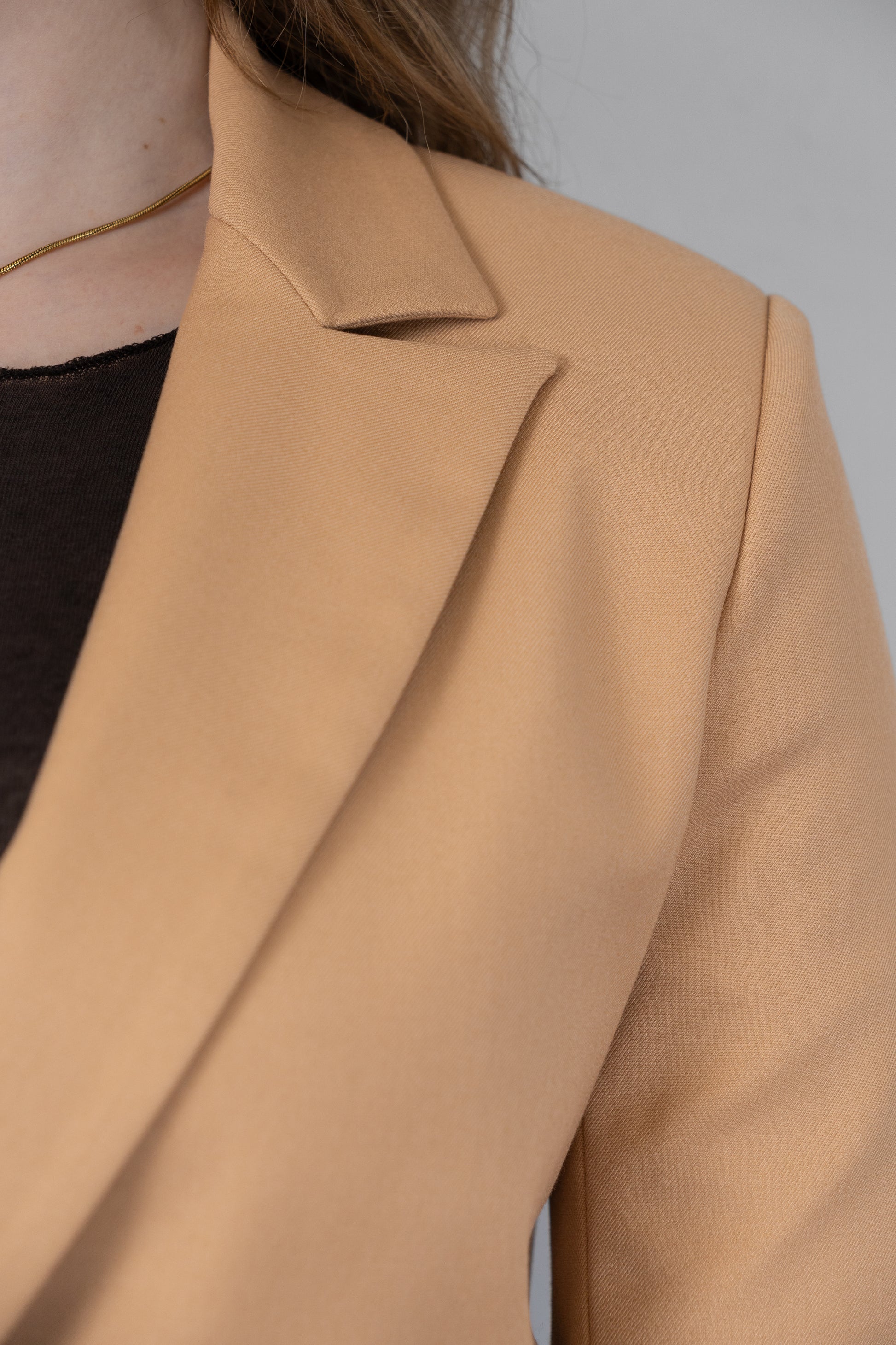 Two-Tone Tailored Blazer