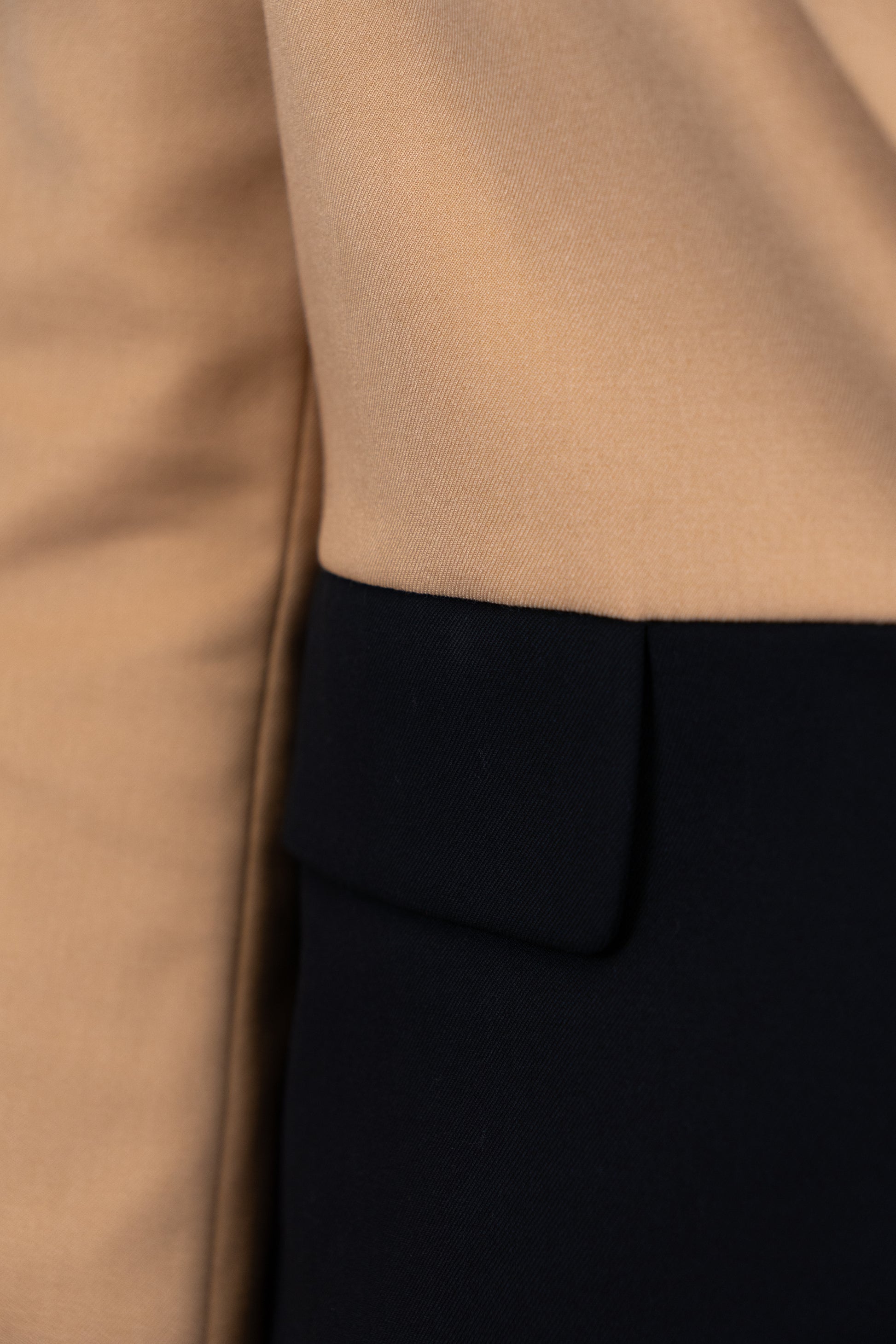 Two-Tone Tailored Blazer