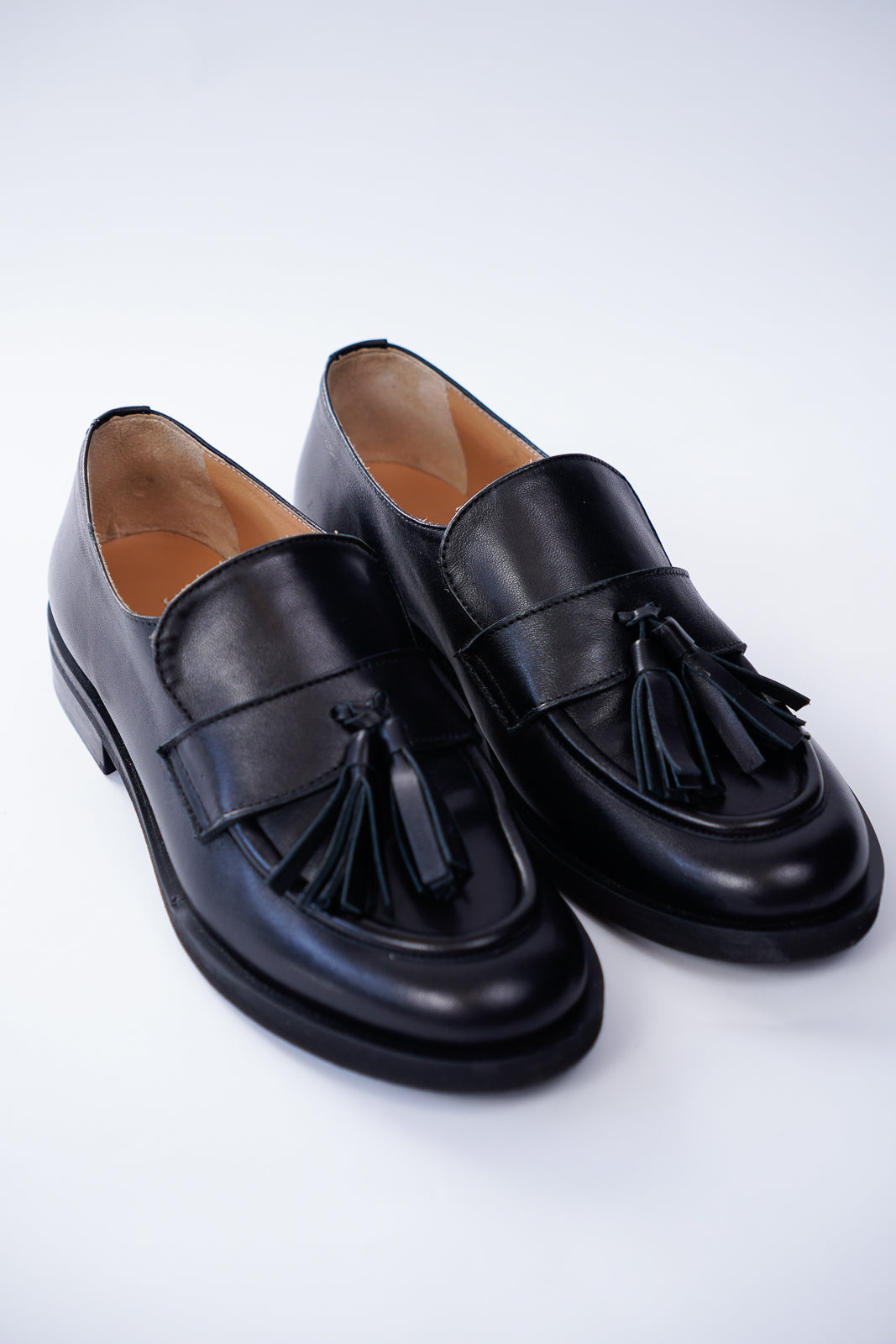 Leather Loafers with Tassels