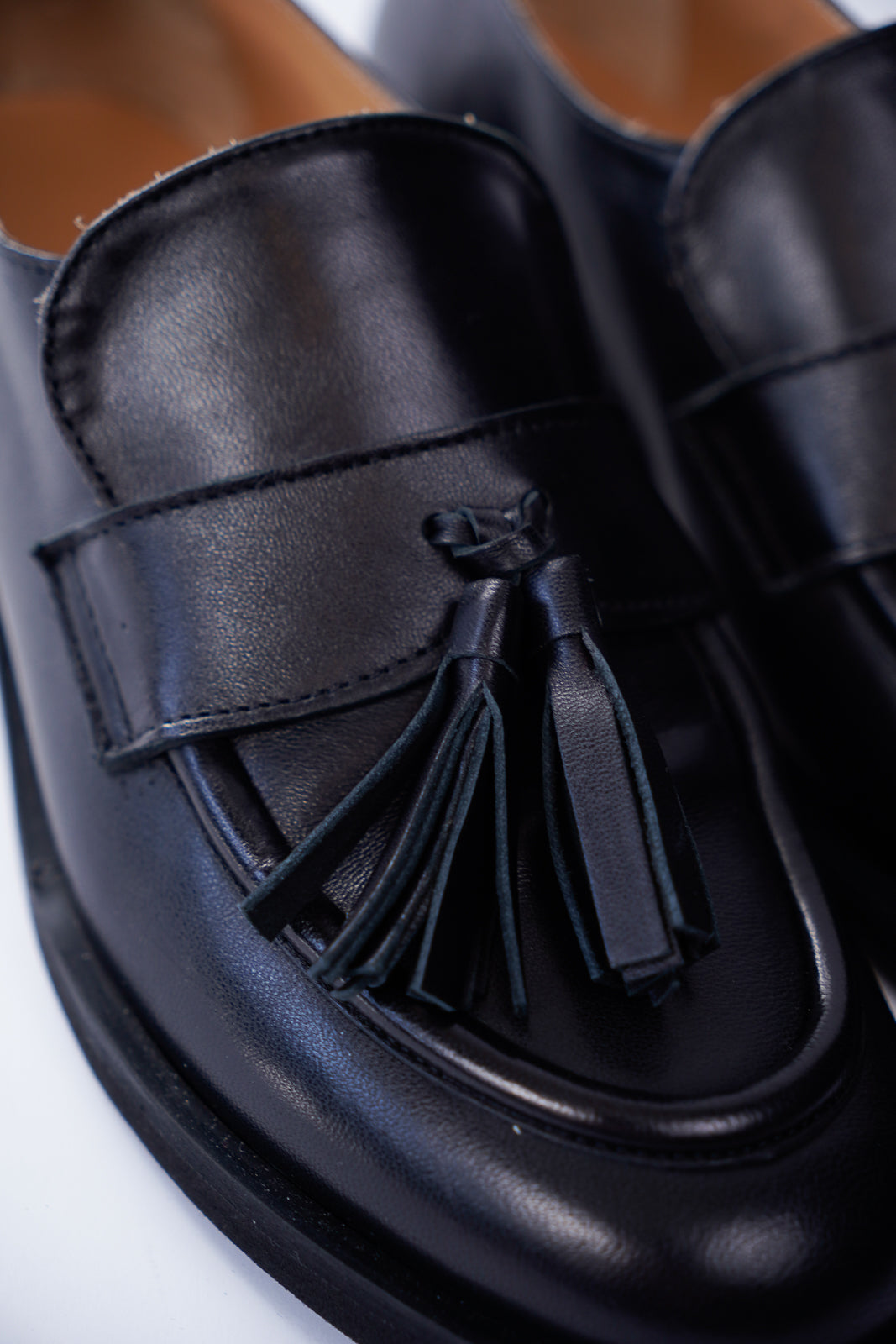 Leather Loafers with Tassels