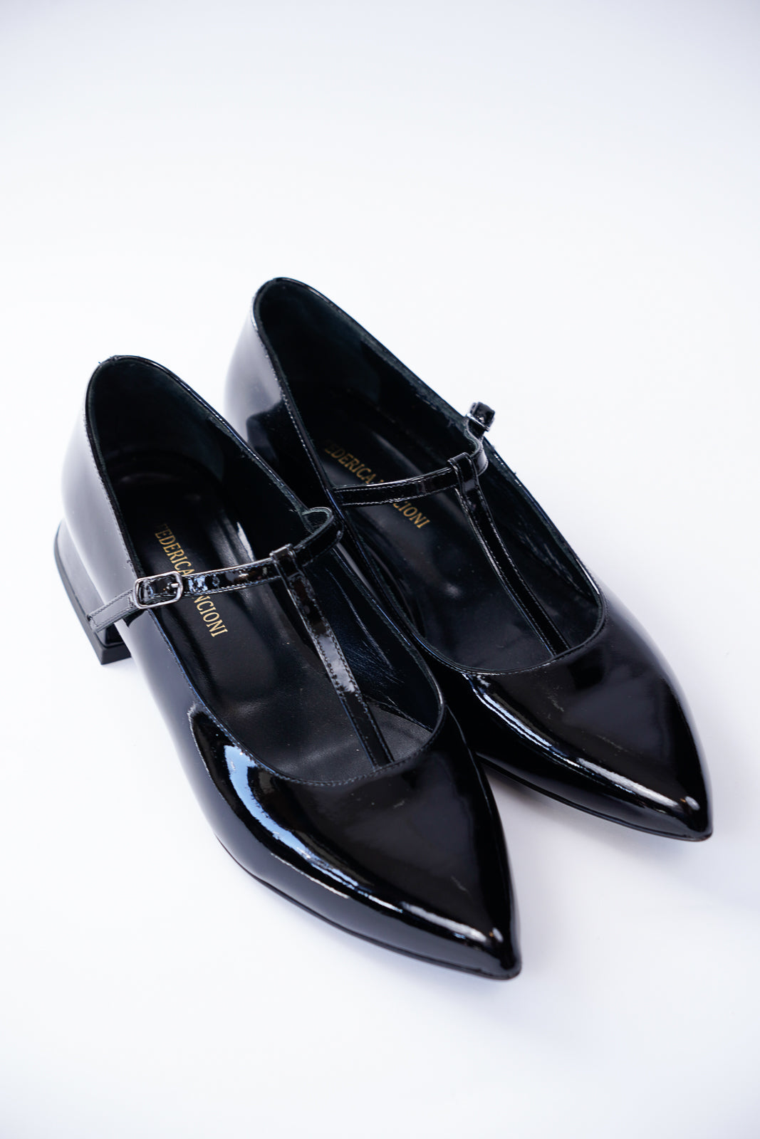 Patent Leather T-Bar Flats