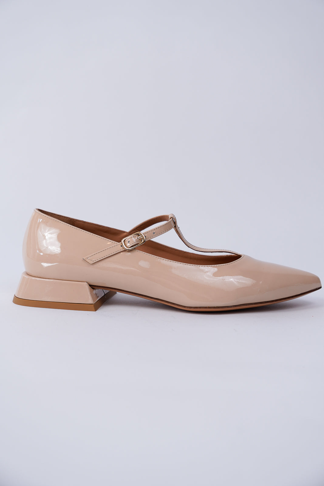 Patent Leather T-Bar Flats
