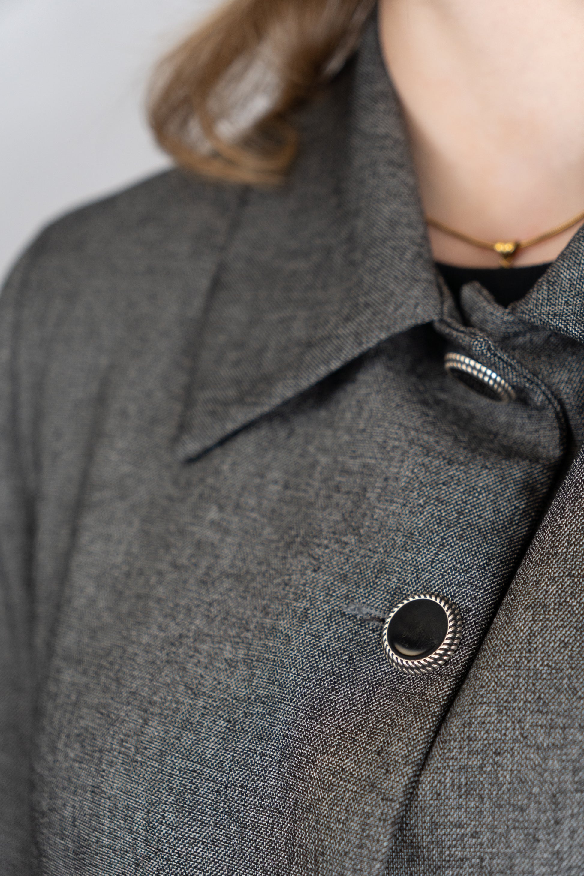 Boxy Blazer with Detachable Cuffs
