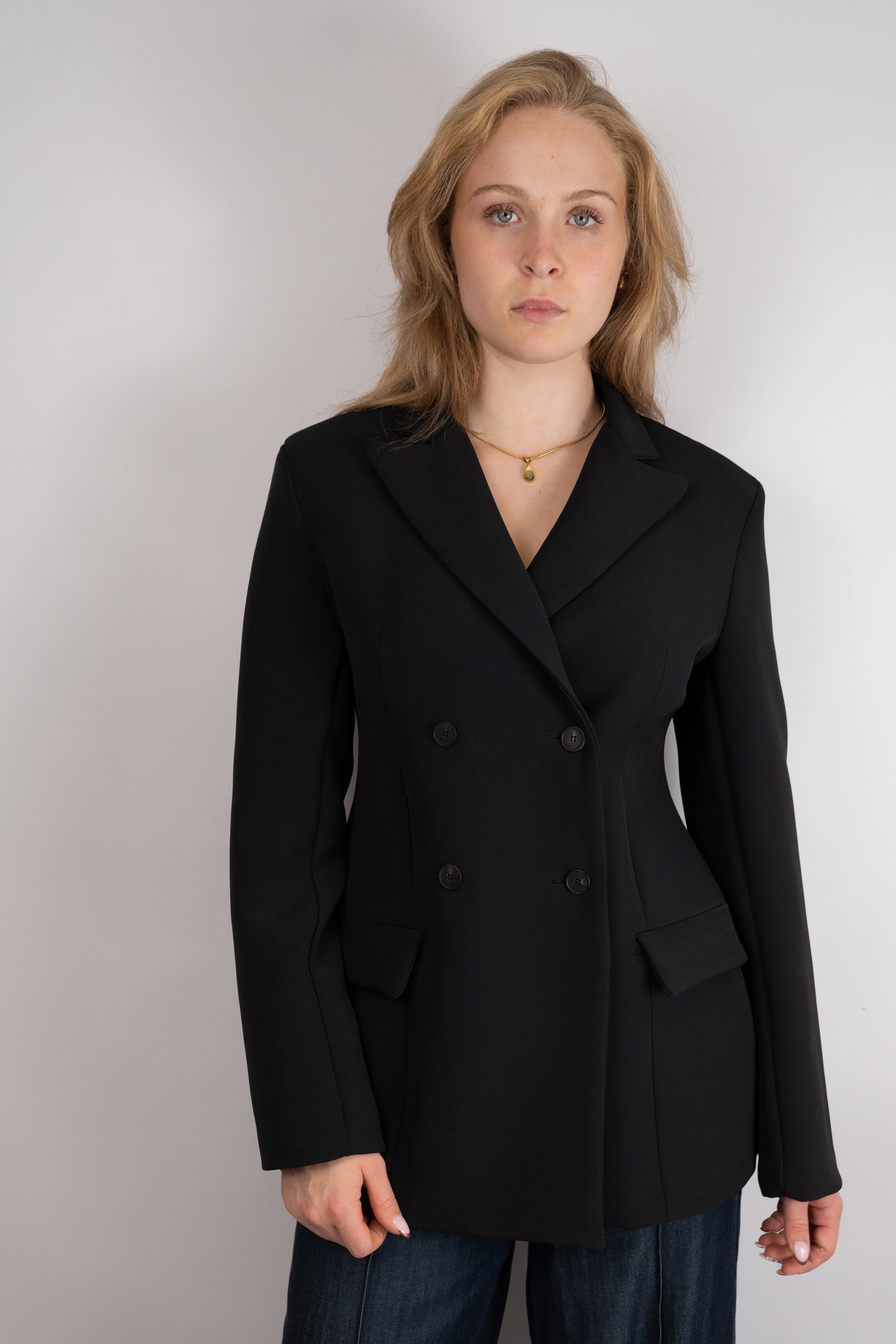 Black Hourglass Blazer