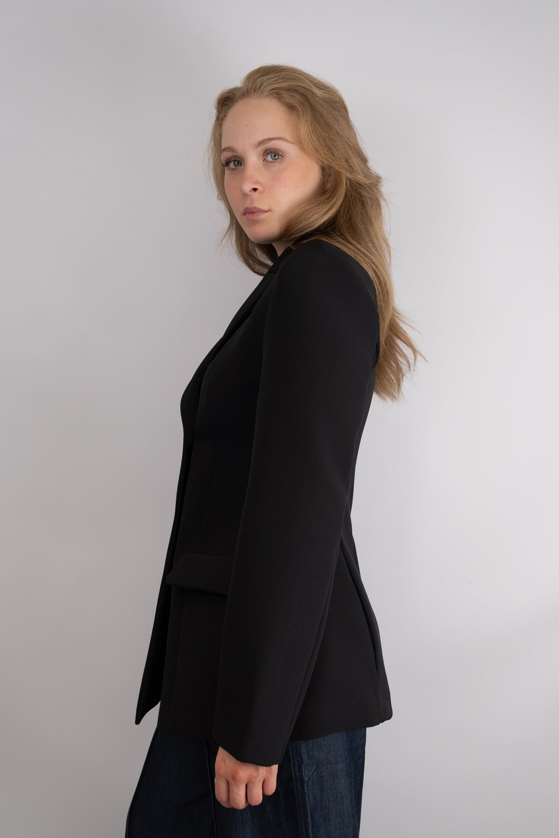 Black Hourglass Blazer