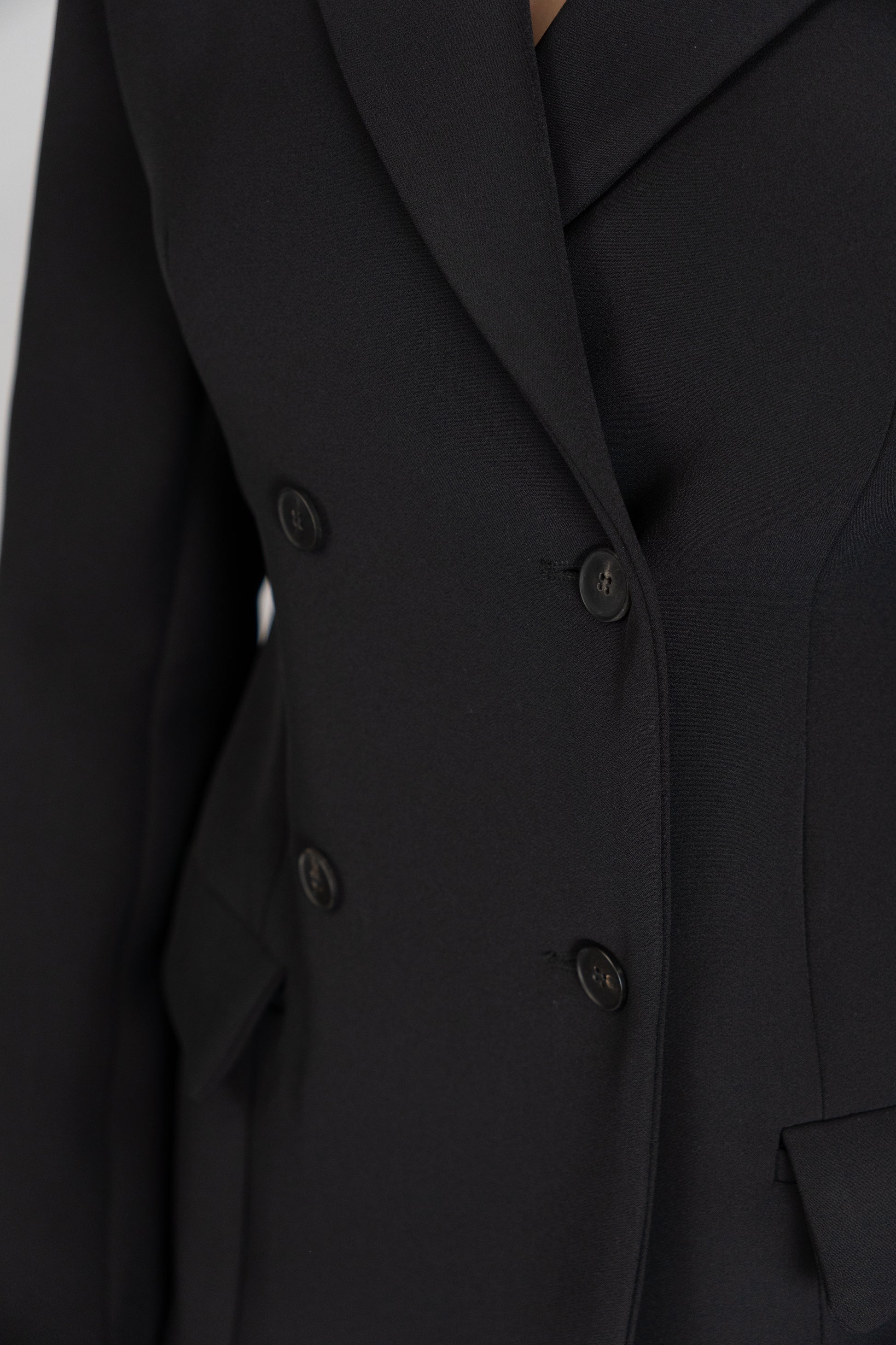 Black Hourglass Blazer