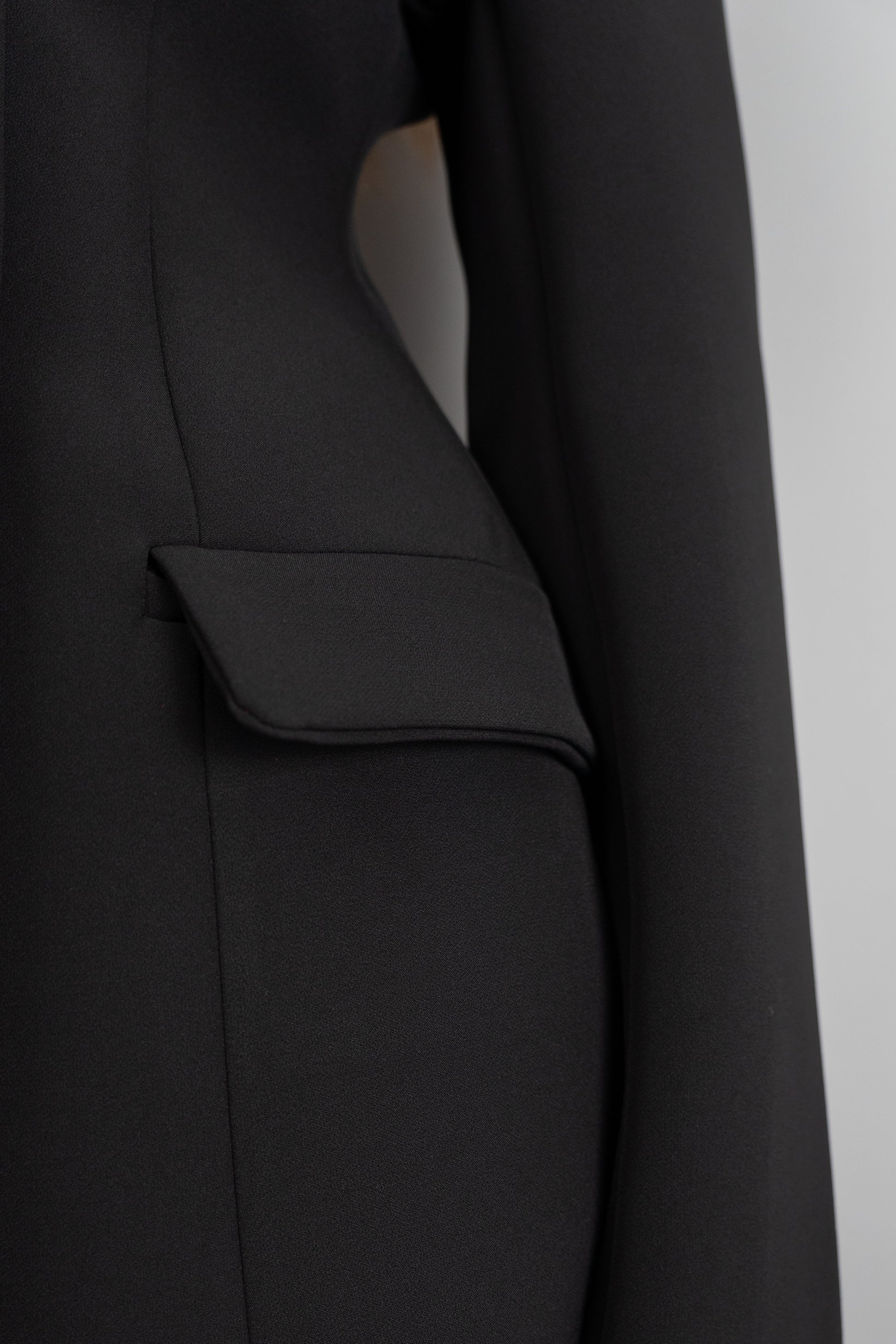 Black Hourglass Blazer