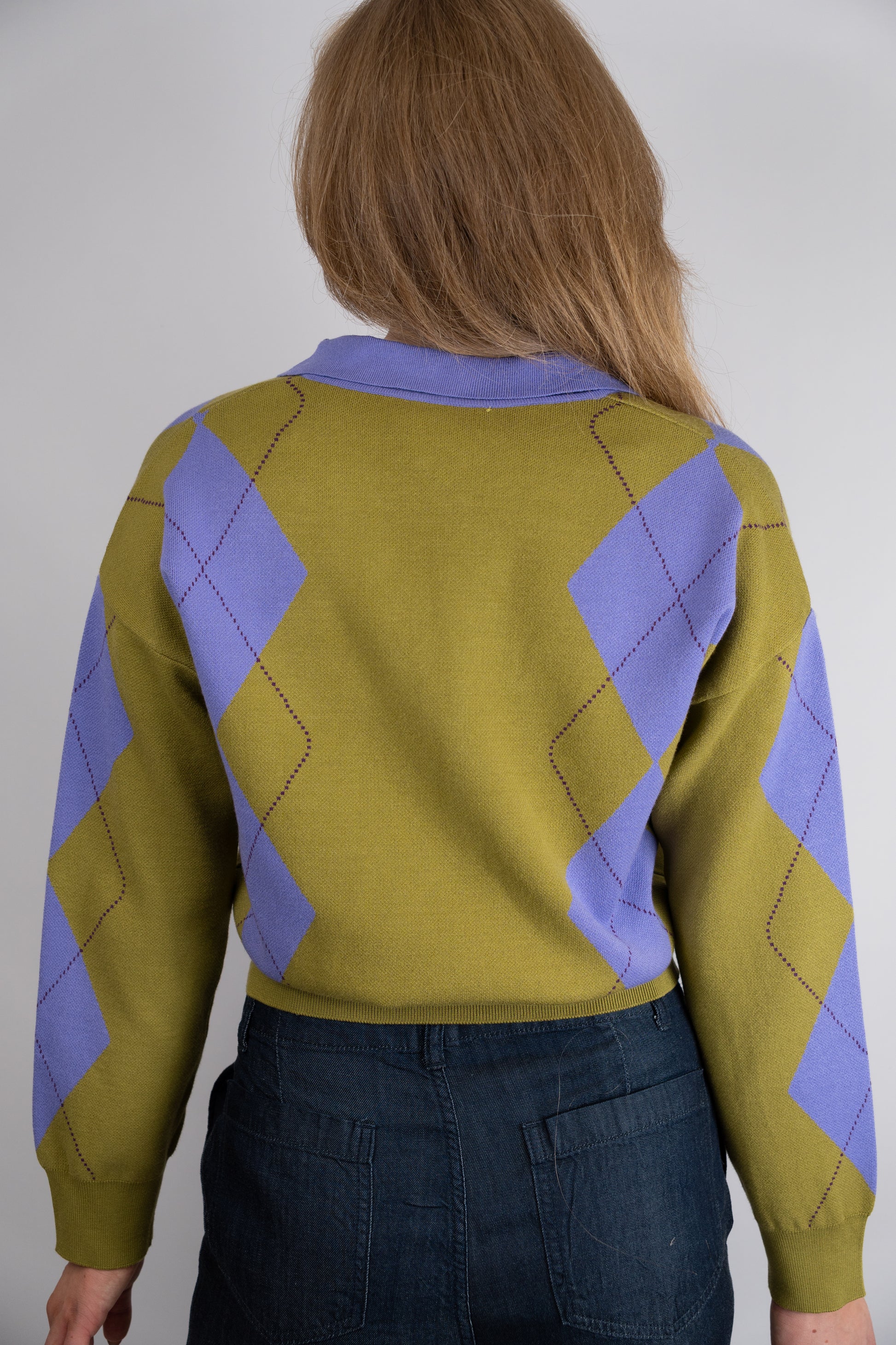 Cropped Polo Sweater