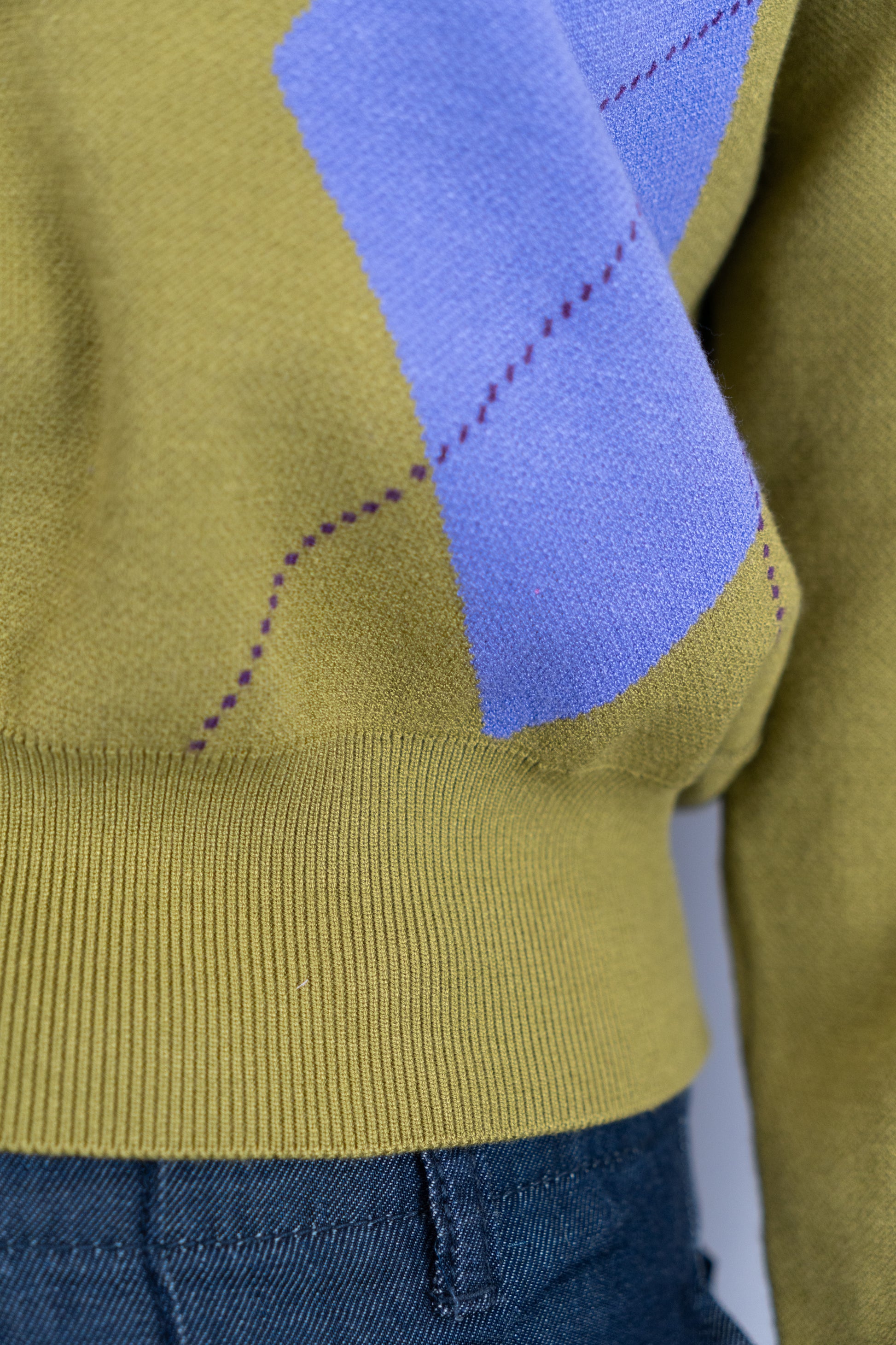 Cropped Polo Sweater