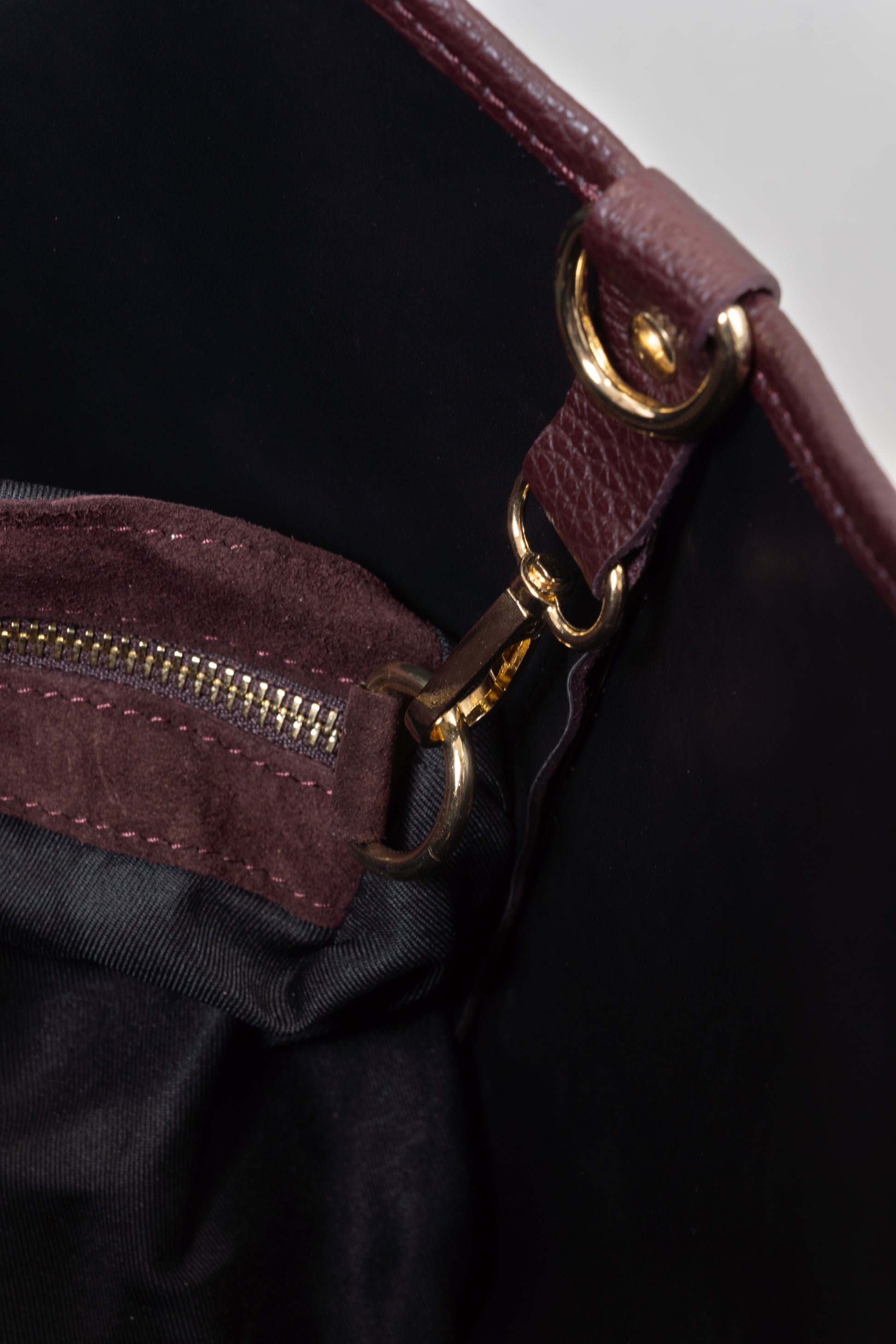 Suede Leather Tote Bag