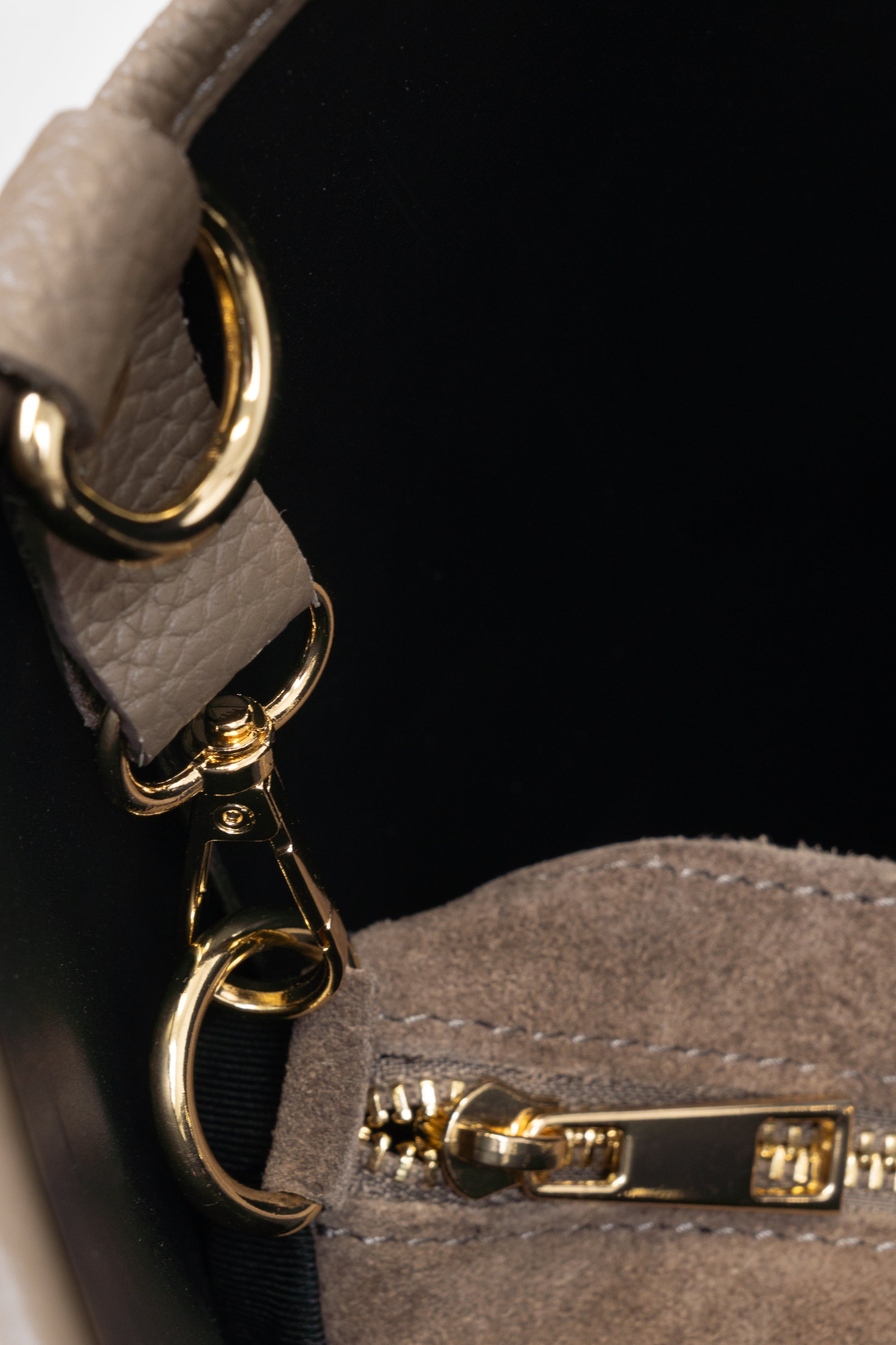 Suede Leather Tote Bag