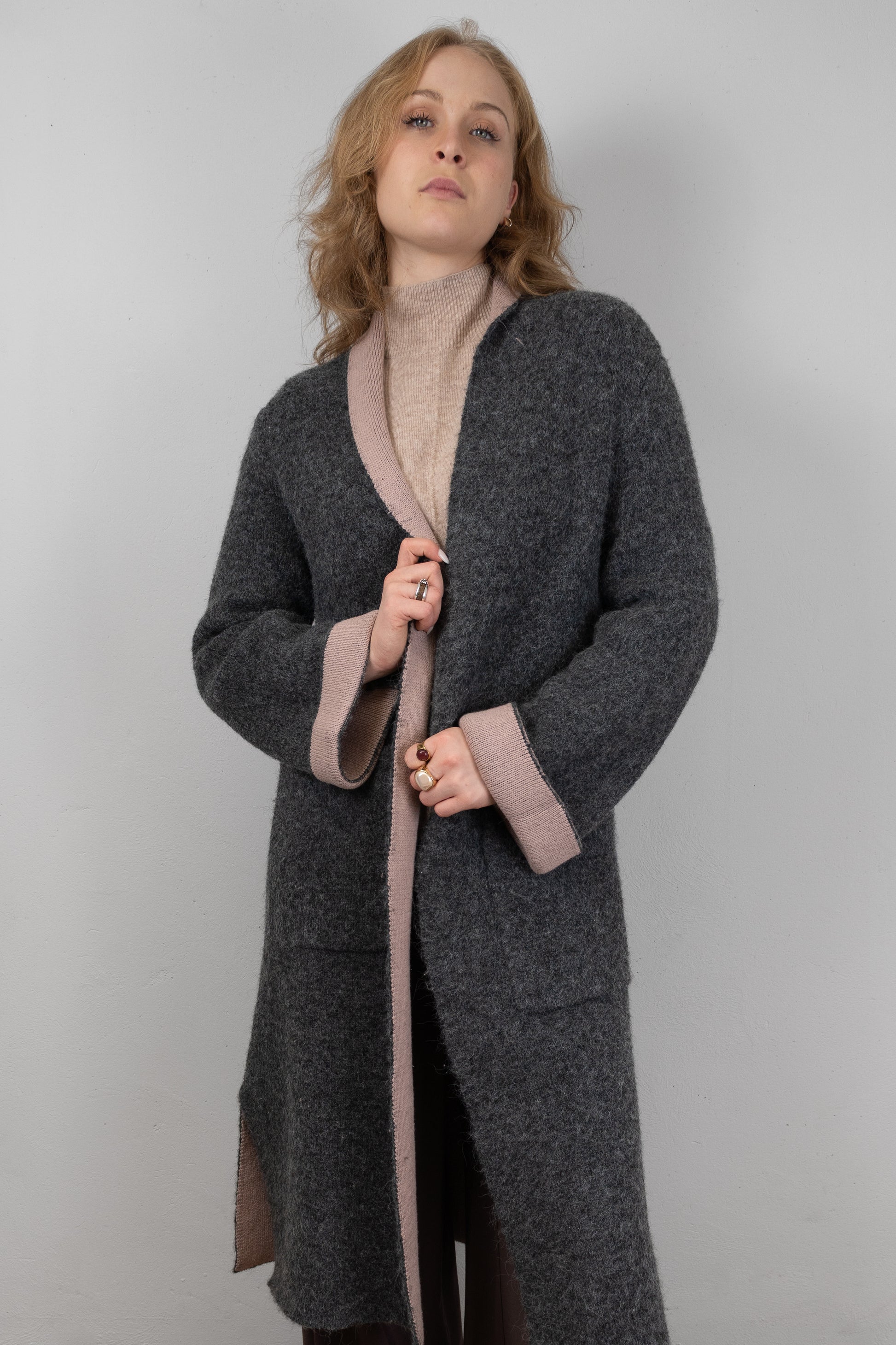 Grey Cardi-Coat