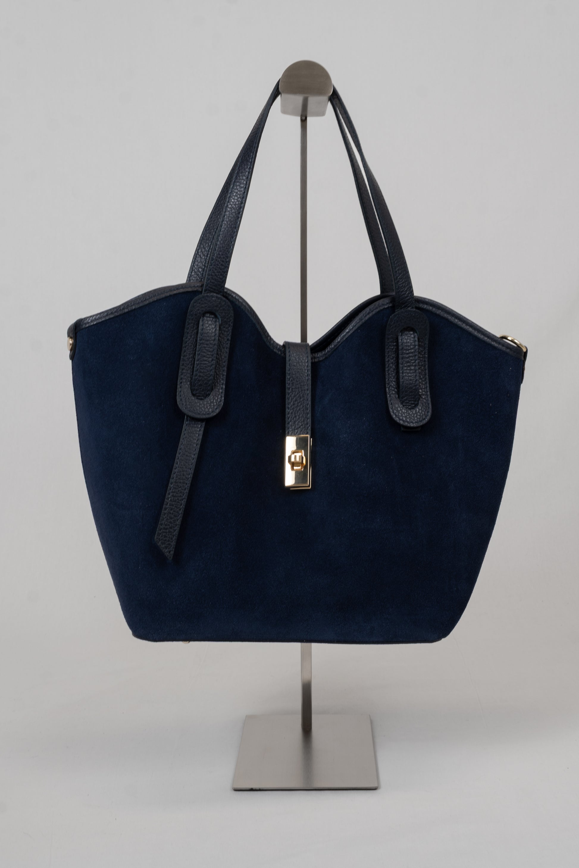 Suede Leather Tote Bag