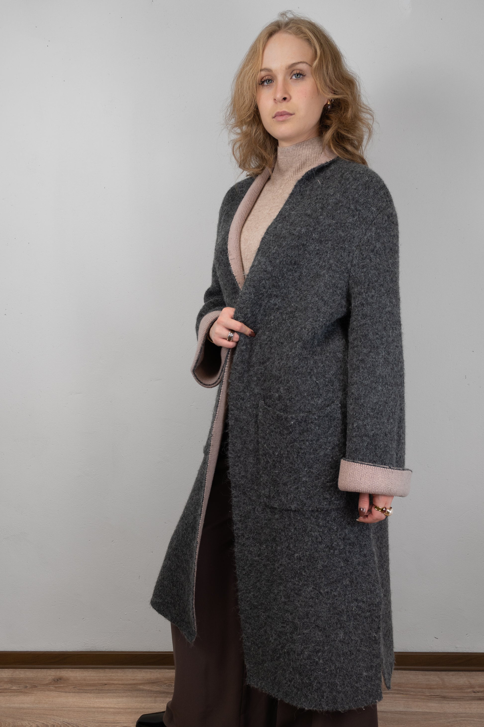 Grey Cardi-Coat