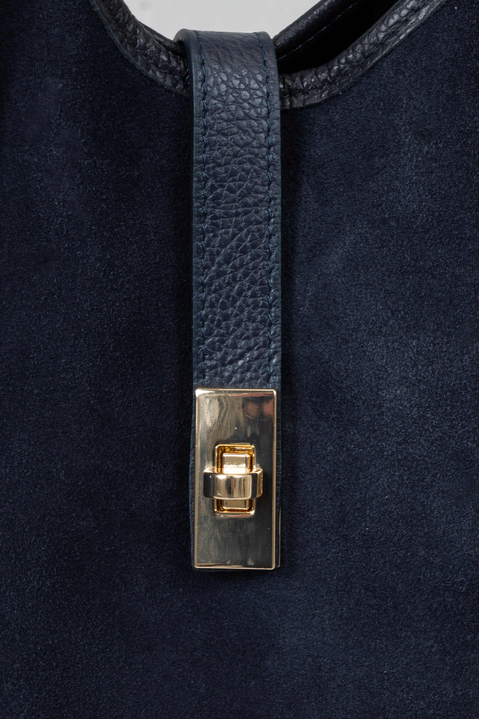 Suede Leather Tote Bag