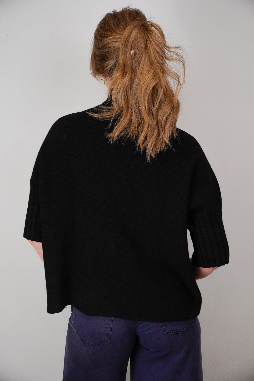 Black Turtleneck Knit