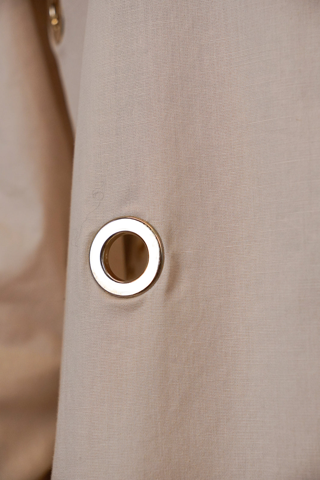 Beige Cut-Out Shirt